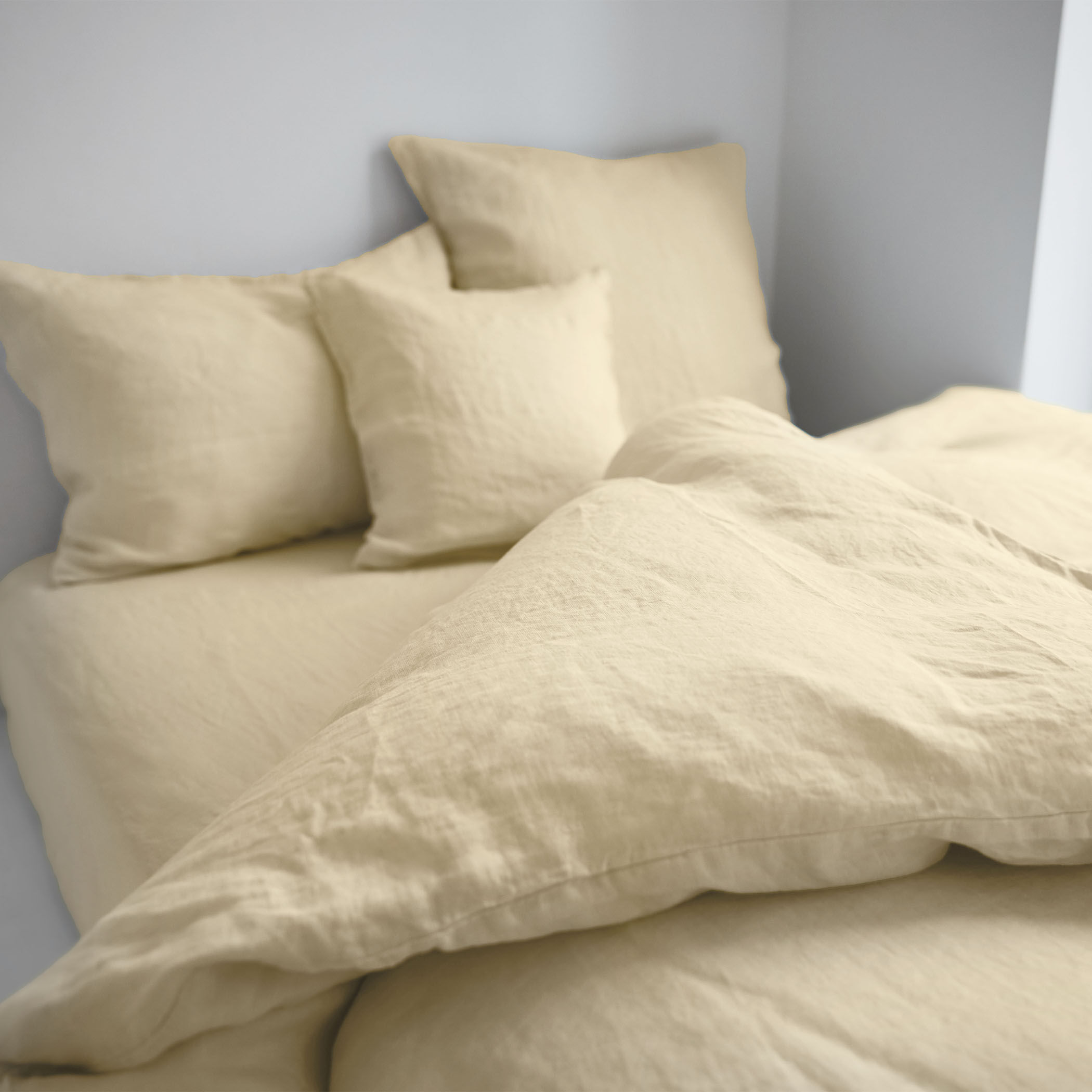 プレーンリネン ボックスシーツ（クイーン）｜トゥモローランド 公式通販