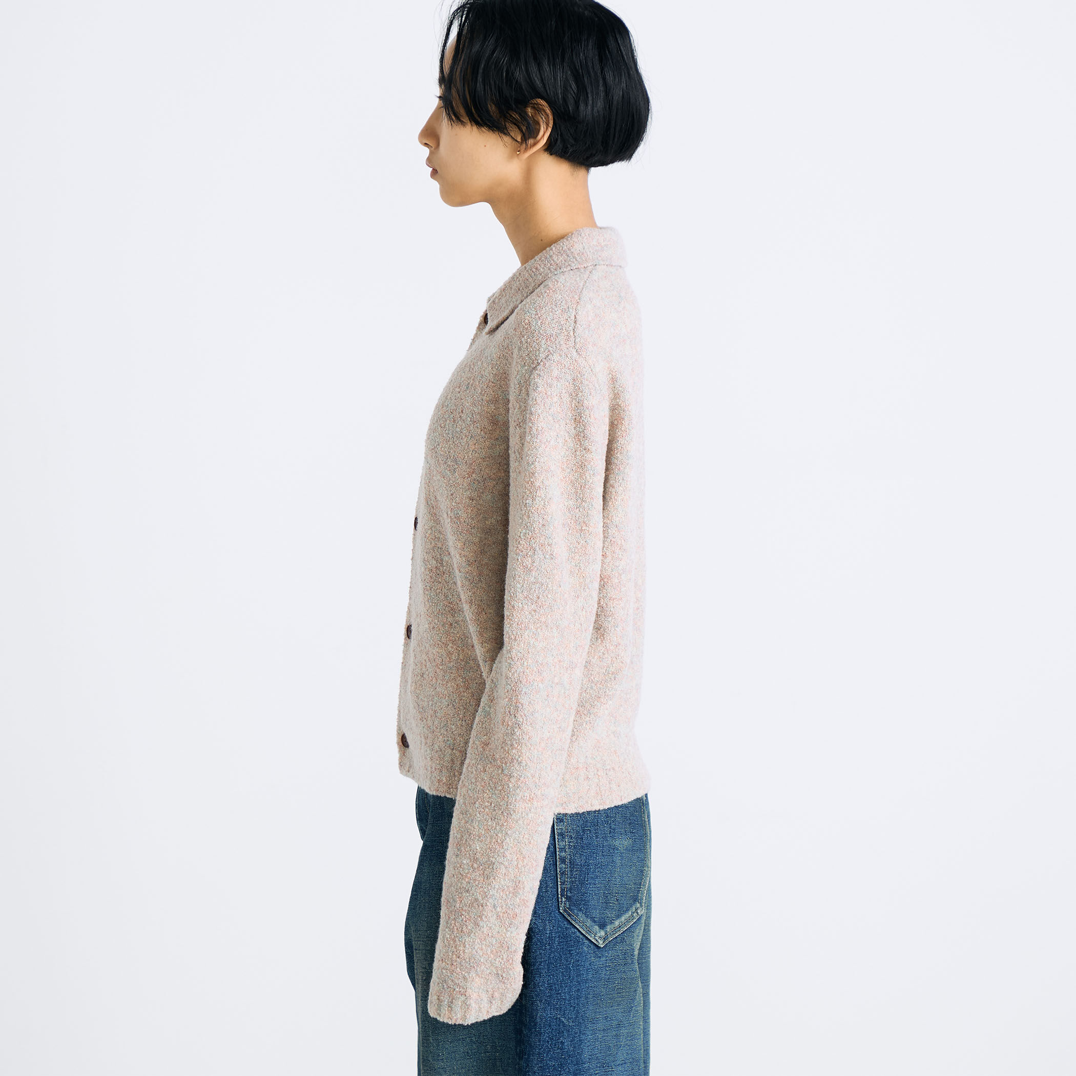 ブークレーニット ポロカーディガン｜トゥモローランド 公式通販