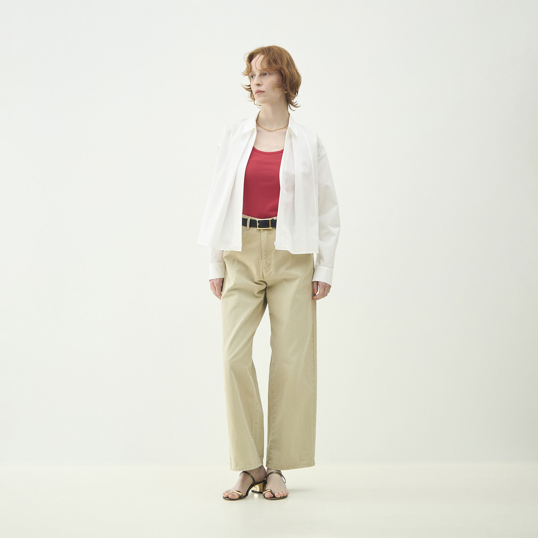 ウォッシュドチノ ストレートパンツ｜トゥモローランド 公式通販