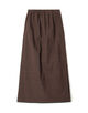 CABaN シルクネップストレッチ ロングスカート