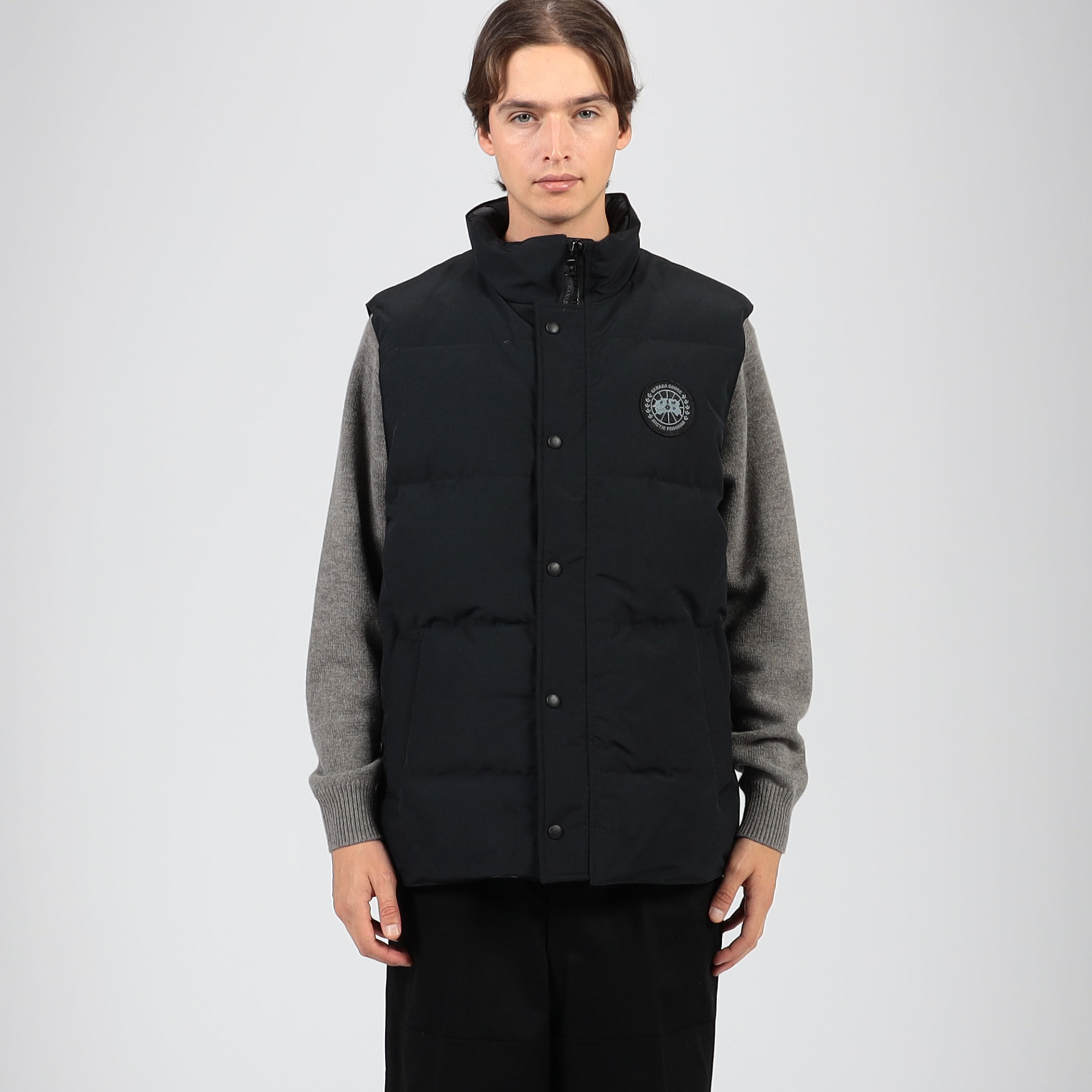 CANADA GOOSE Garson Vest Black Label ポリエステルコットン ダウン