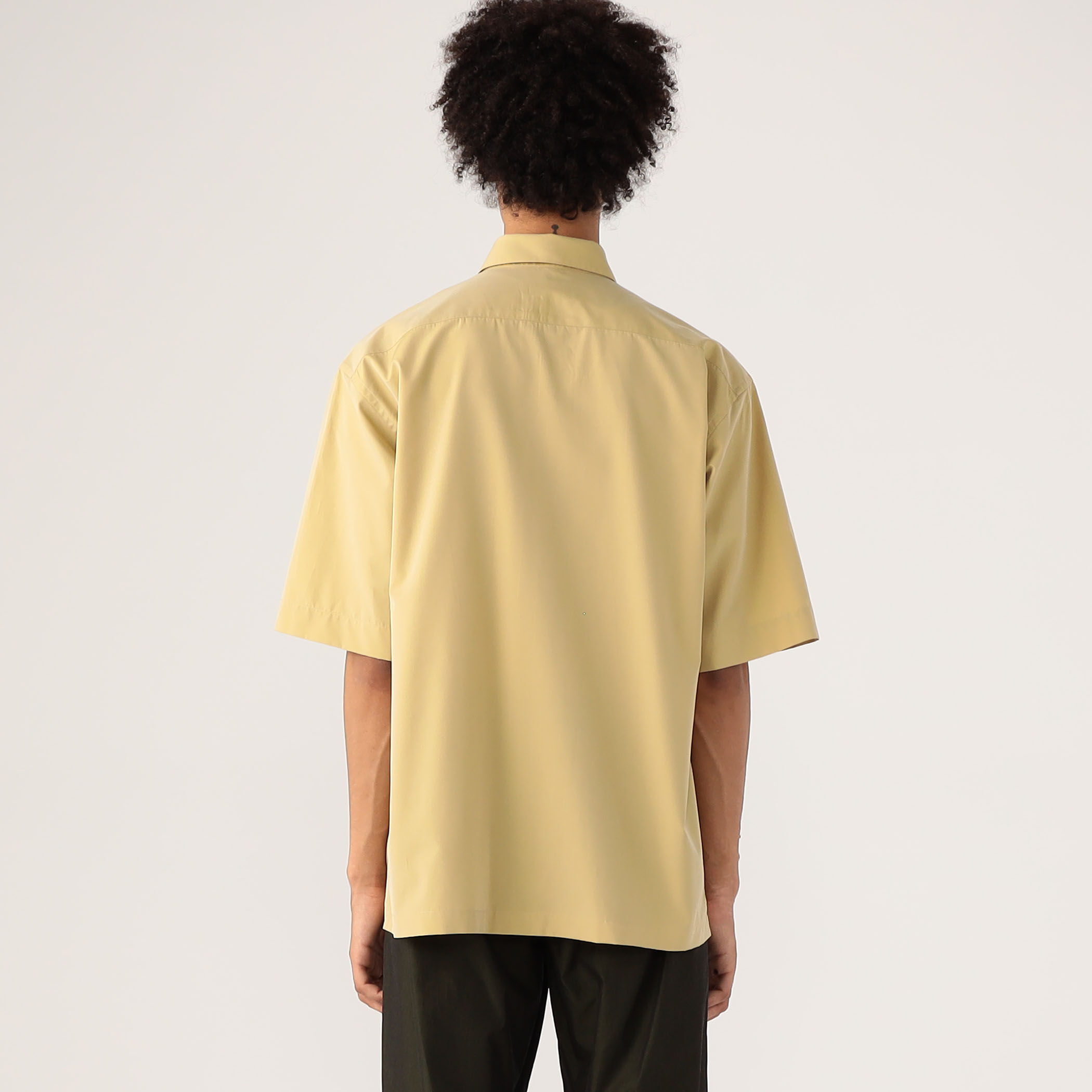 CABaN コットン シャンブレー ハーフスリーブシャツ CABaN コットン シャンブレー ハーフスリーブシャツ