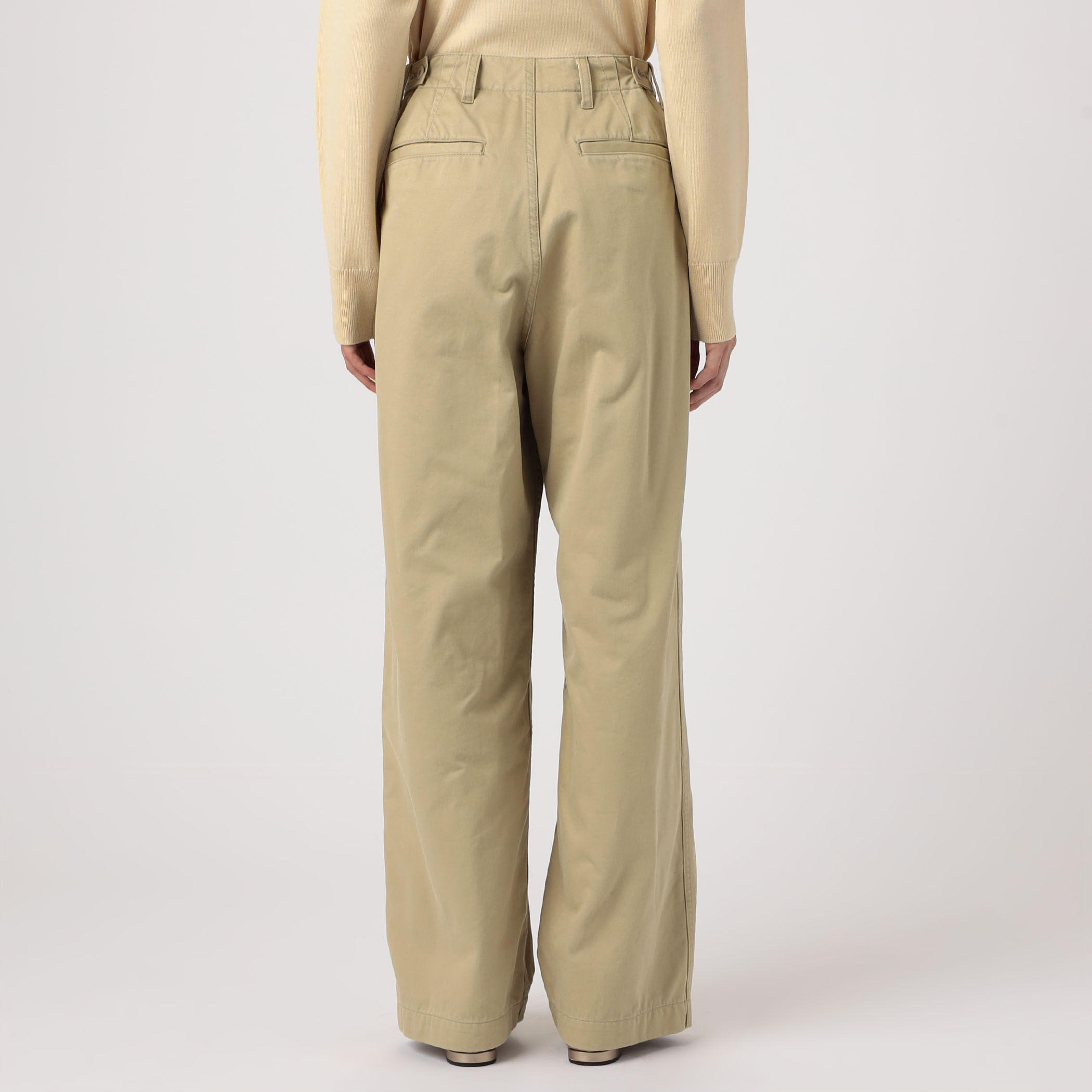 ブラッシュドツイル アジャスタブルパンツ｜トゥモローランド 公式通販