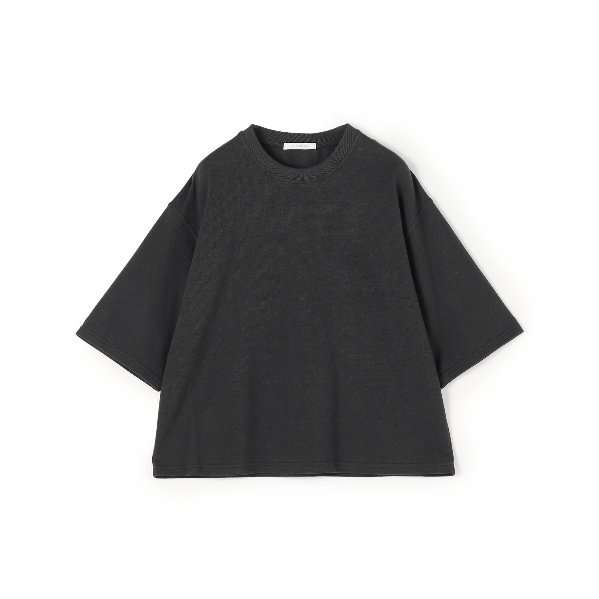 TOMORROWLAND / トゥモローランド コットンシルクカノコ ワイドクルーネックＴシャツ □コットンシルクカノコ ワイドクルーネックTシャツ