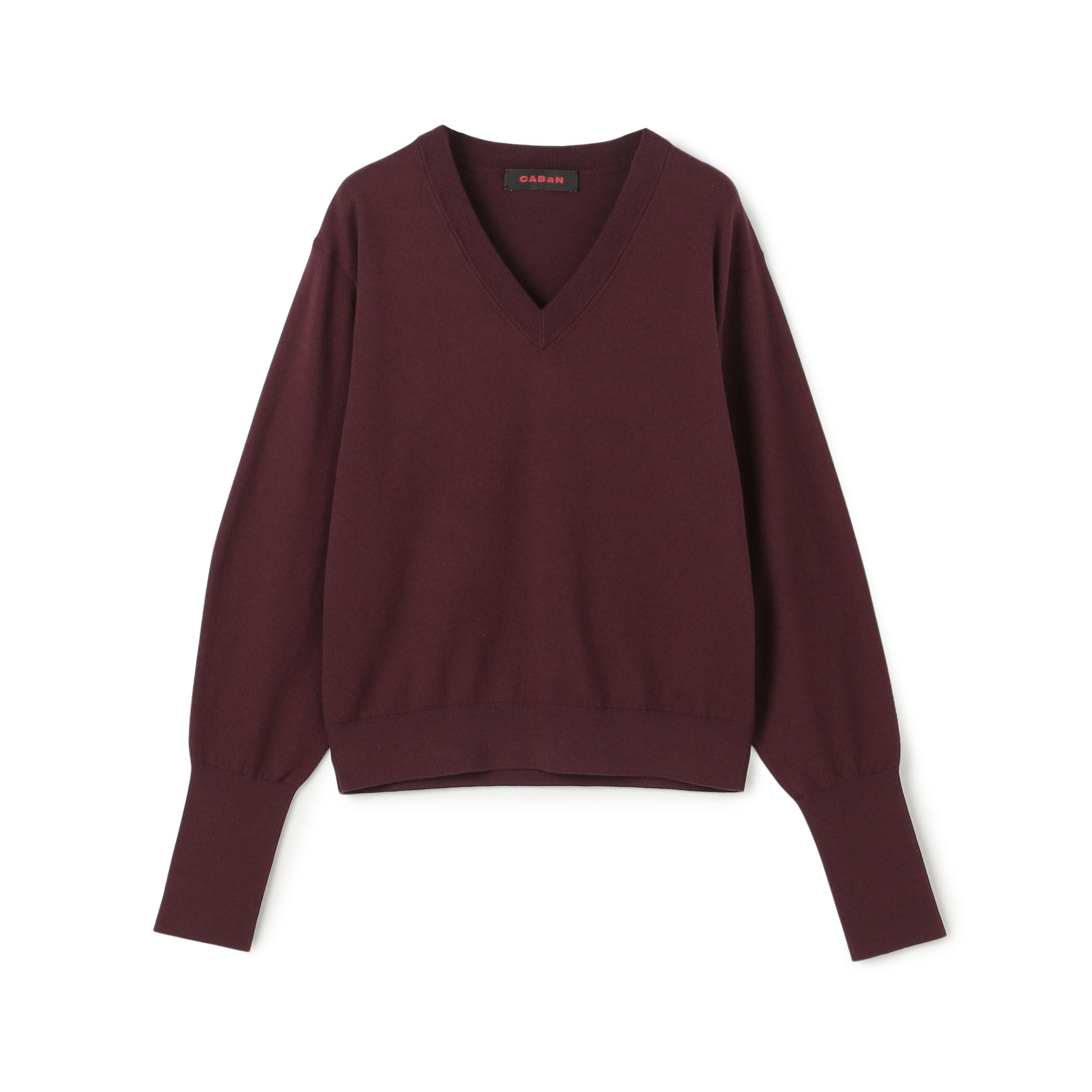 コットンカシミヤストレット Vネックプルオーバー｜トゥモローランド