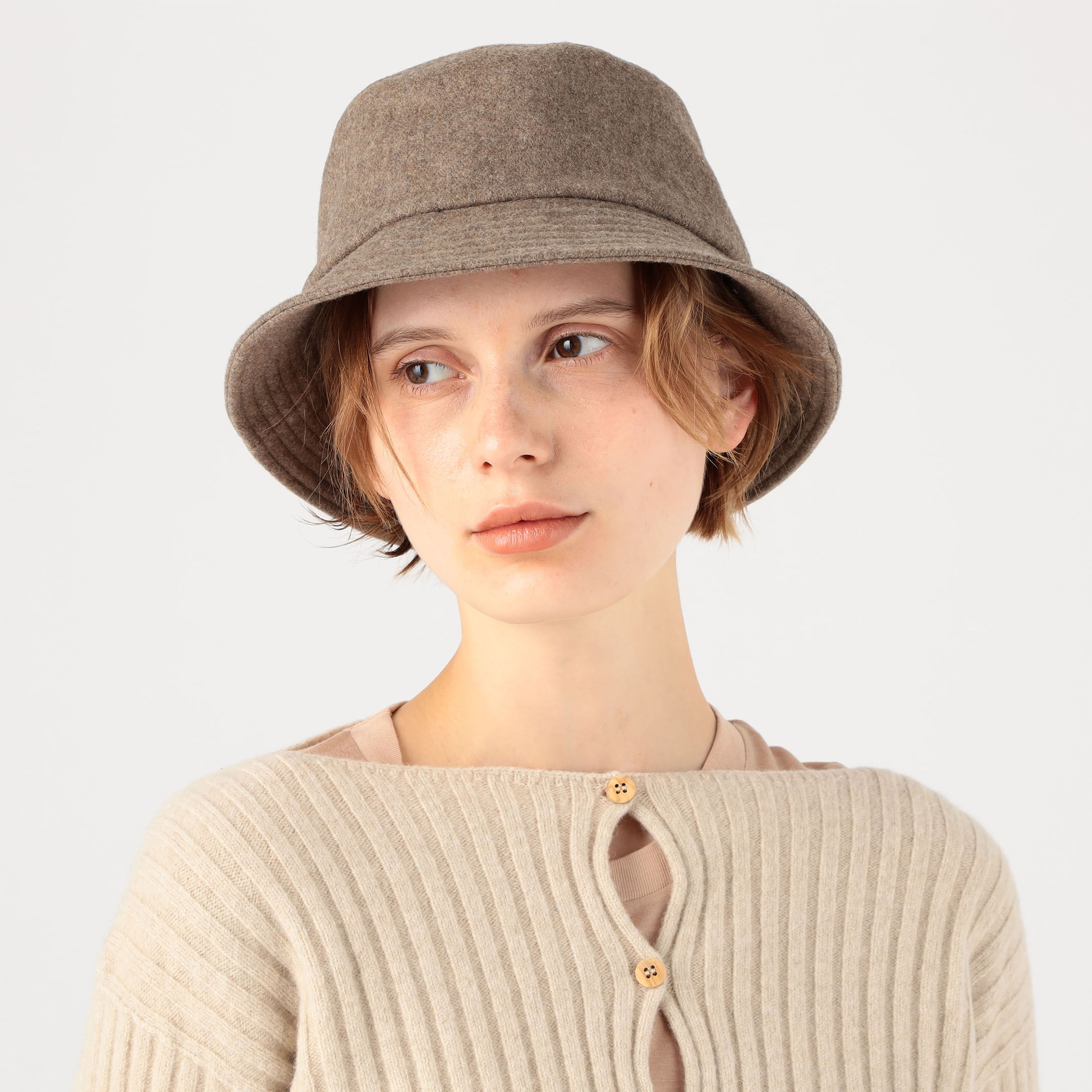 新品・キジマタカユキ カールドノヒュー レザーバケットハット 新品・キジマタカユキ カールドノヒュー レザーバケットハット