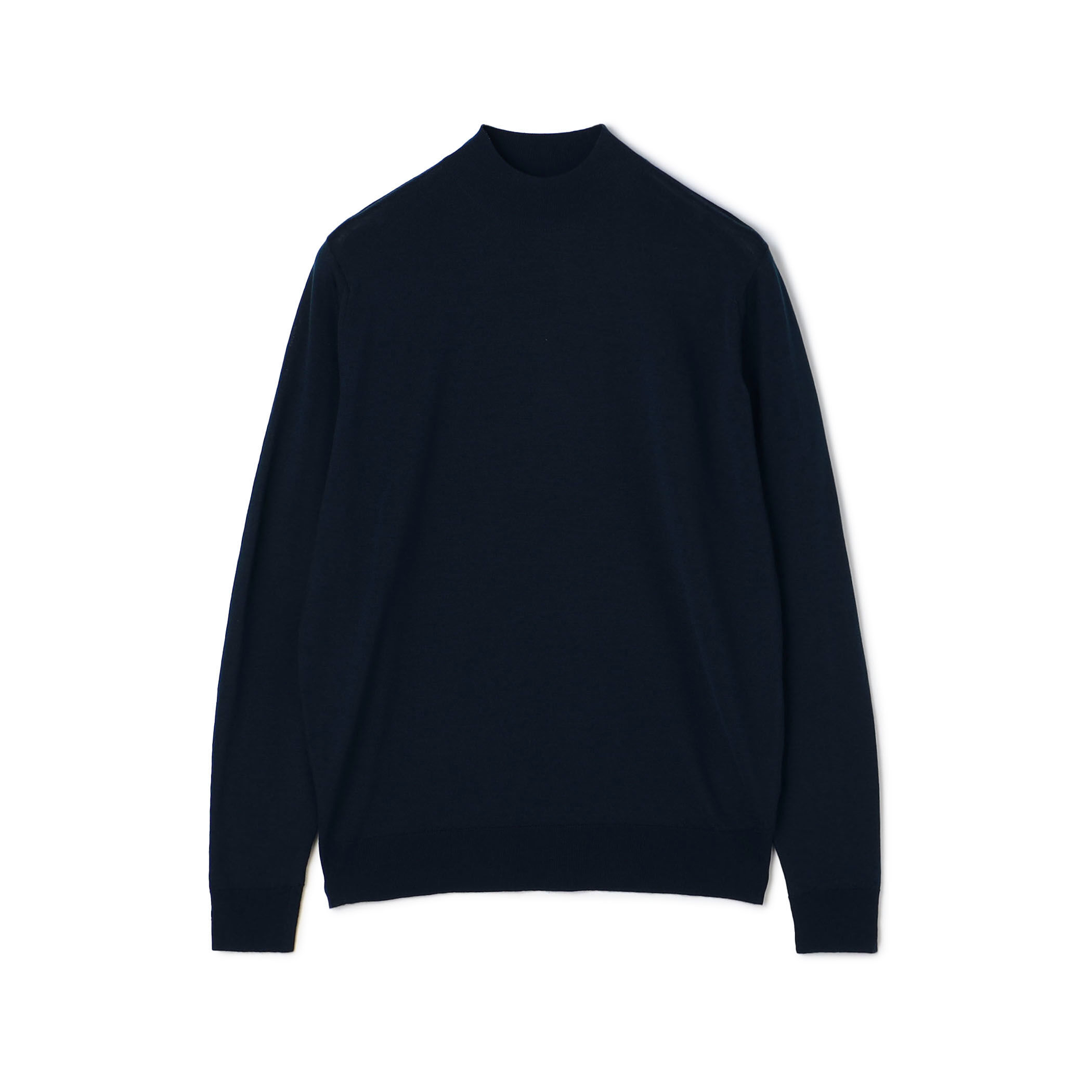 JOHN SMEDLEY 30G MODERN FIT ウール モックネックプルオーバー