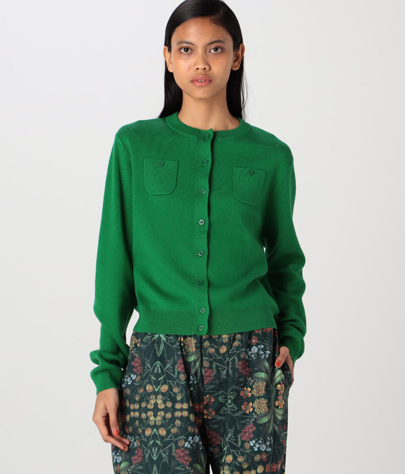 CABaN コットンカシミヤ クルーネックカーディガン｜トゥモローランド  