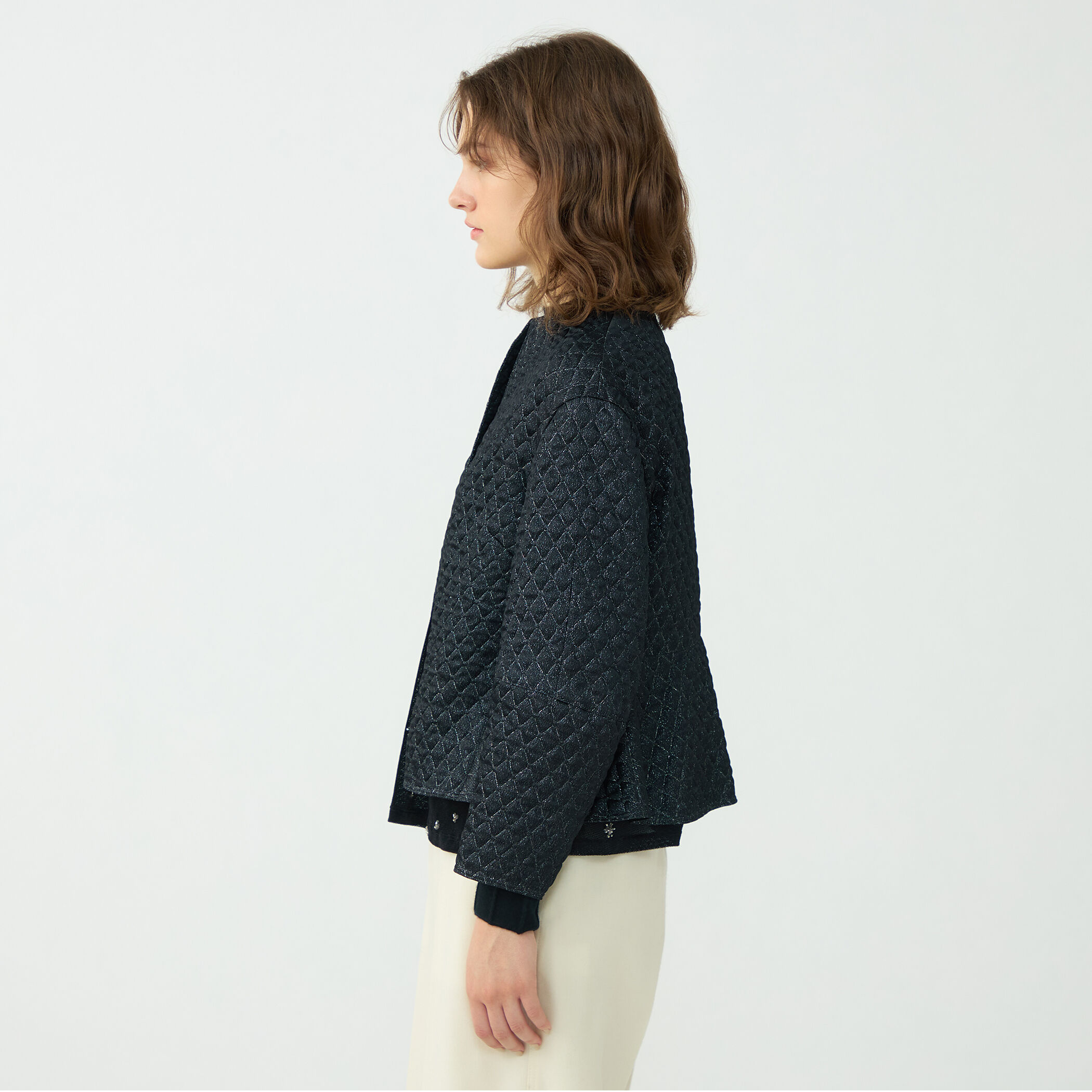 ラメマトラッセ バックペプラムジャケット｜トゥモローランド 公式通販