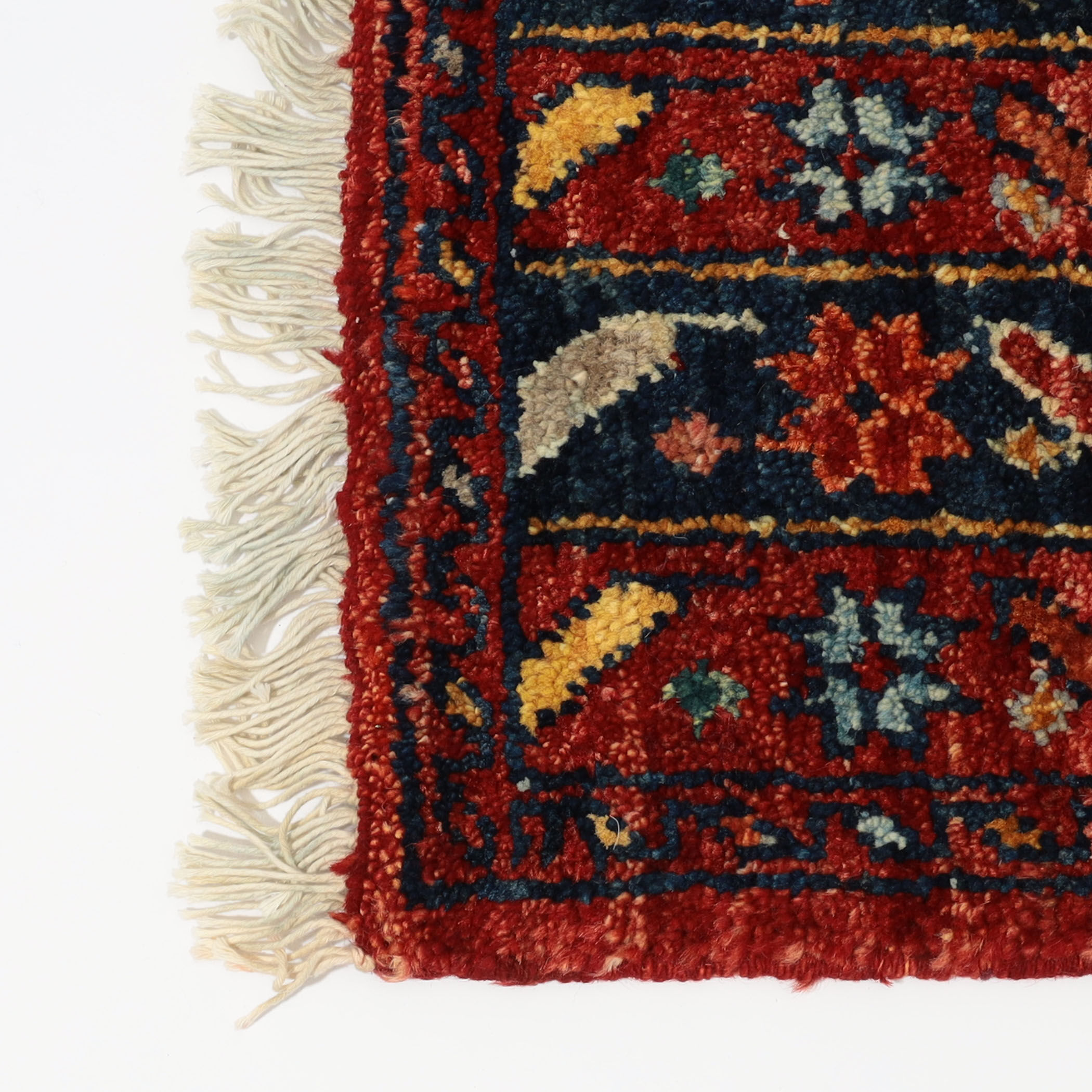 ヴィンテージラグ　ブルドゥルオールドラグ　vintage rug 手織　シック hp384.jpg
