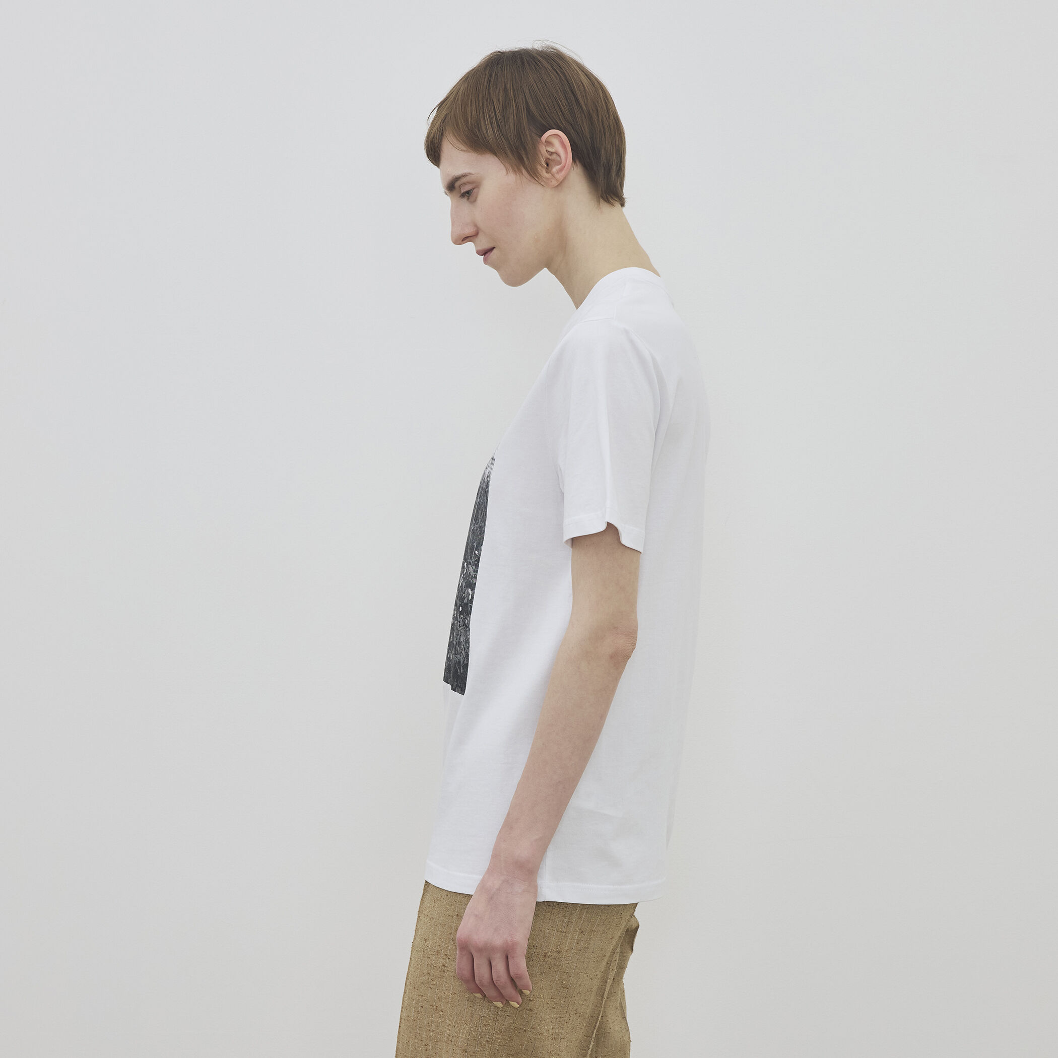 drawer 別注 LISA KING フラワーTEE  ブラミンク イエナ 別注】LISA KING GREENHOUSE ハーフスリーブプルオーバー