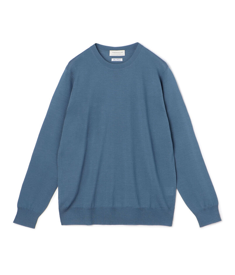 TOMORROWLAND tricot スーパーファインメリノウール クルーネックプルオーバー