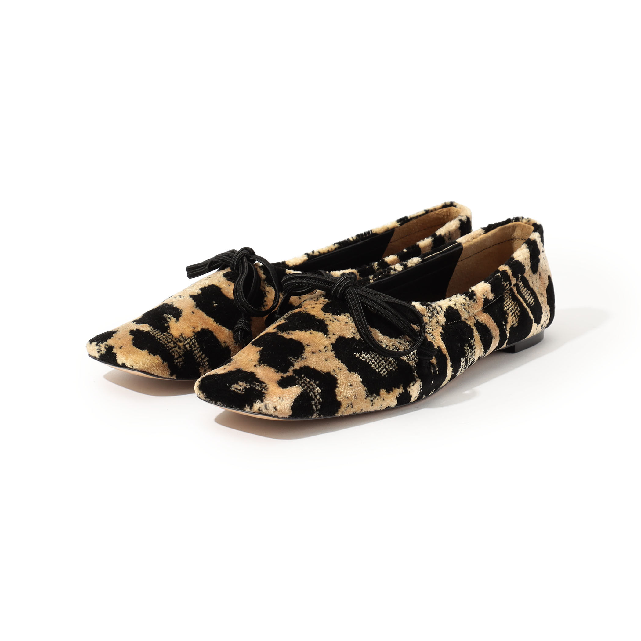 ピッピシック PIPPICHIC(ピッピシック)】 CROSS STRAP SQUARE TOE SHOES