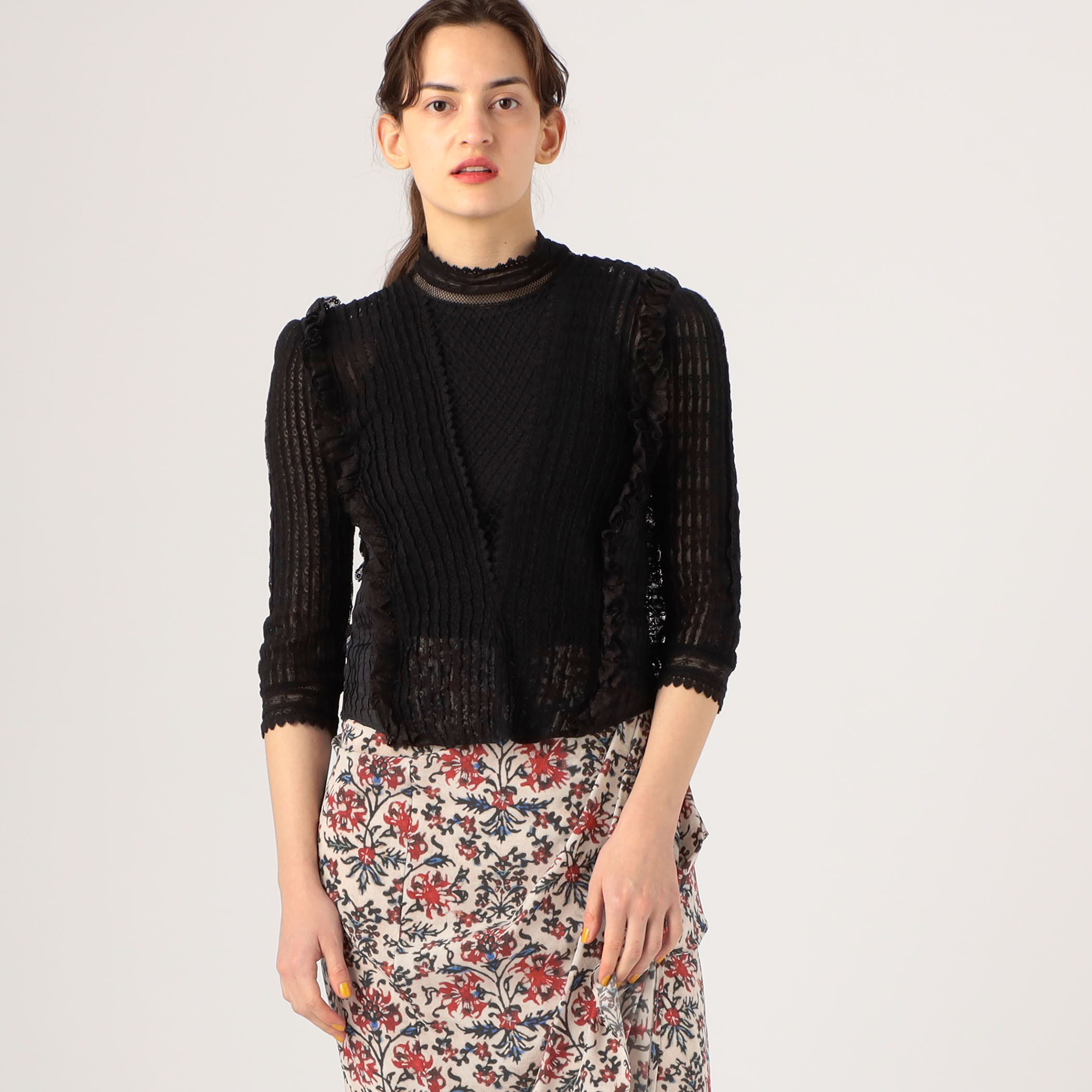 isabel marant ブラック レース ブラウス