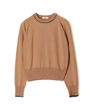 プレーンウール クルーネックプルオーバー