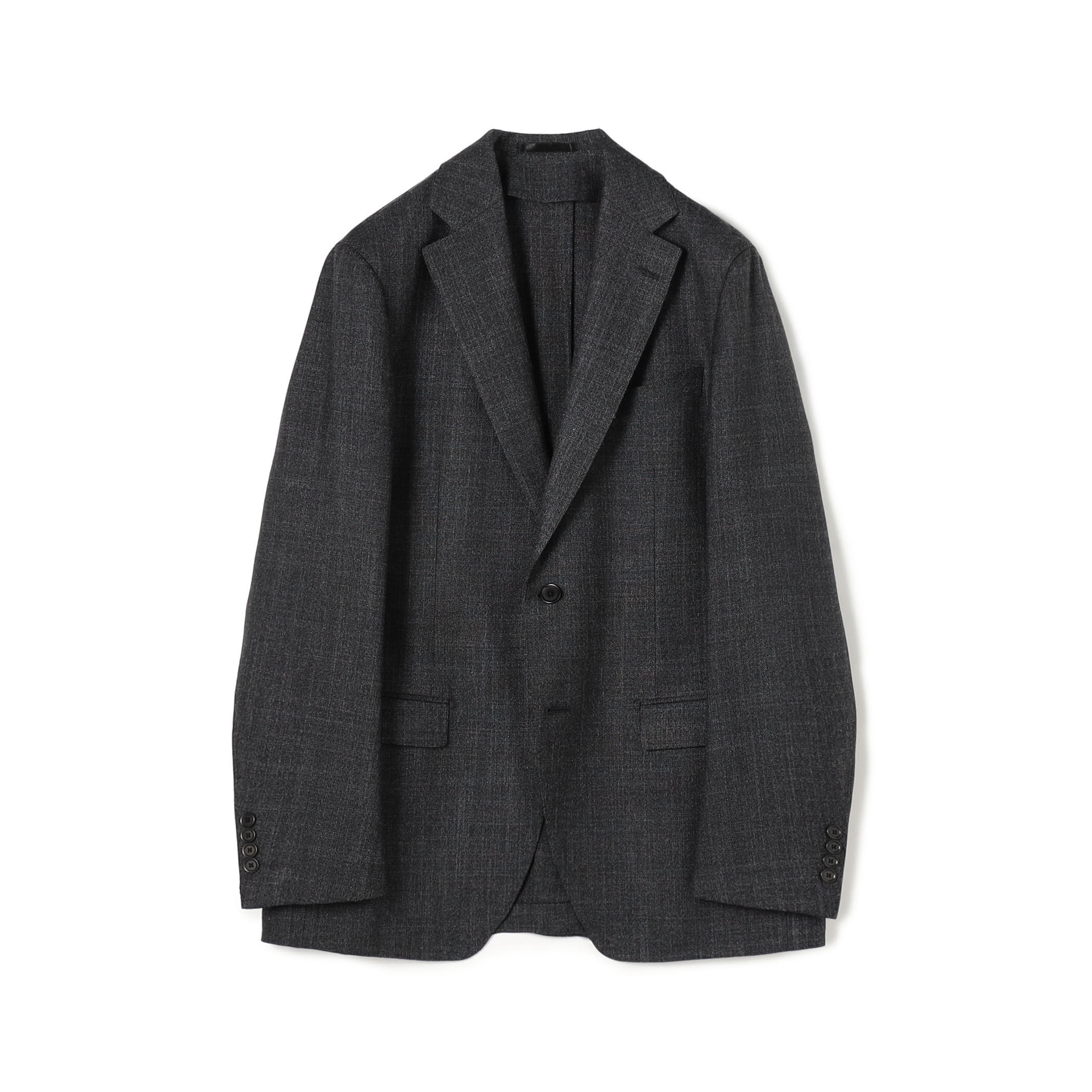 ウールシルク シングルブレステッド 2Bジャケット SILK AIR LORO
