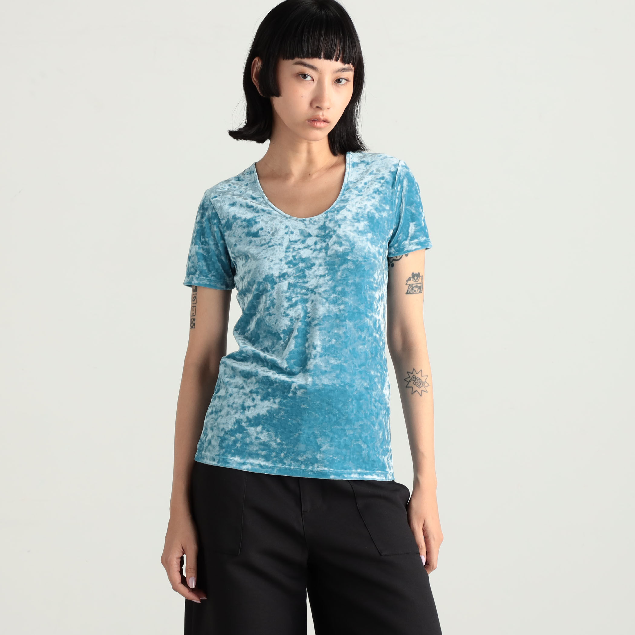 ○クラッシュベロアTシャツ｜トゥモローランド 公式通販