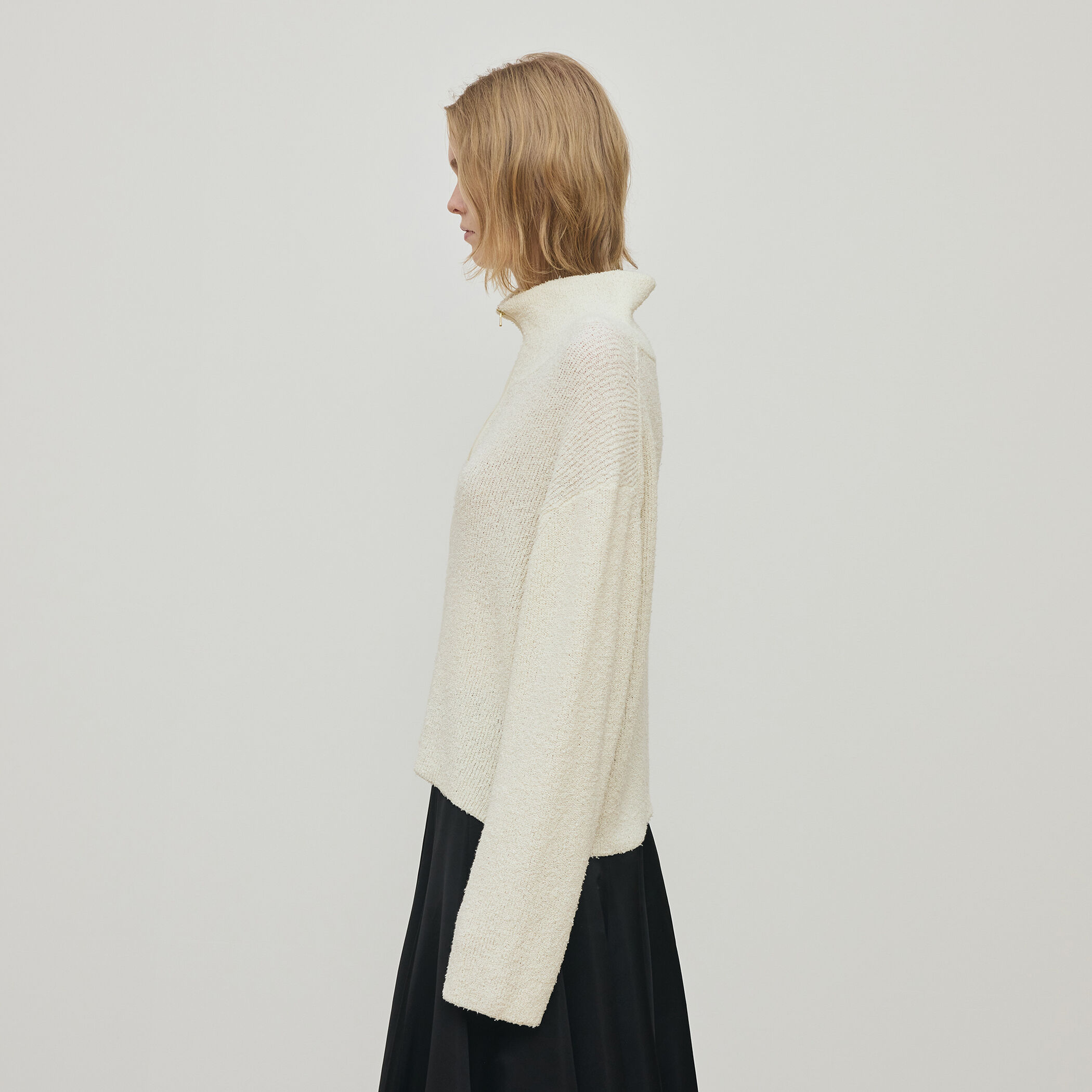 カールヤーンニット ハーフジッププルオーバー｜トゥモローランド 公式通販