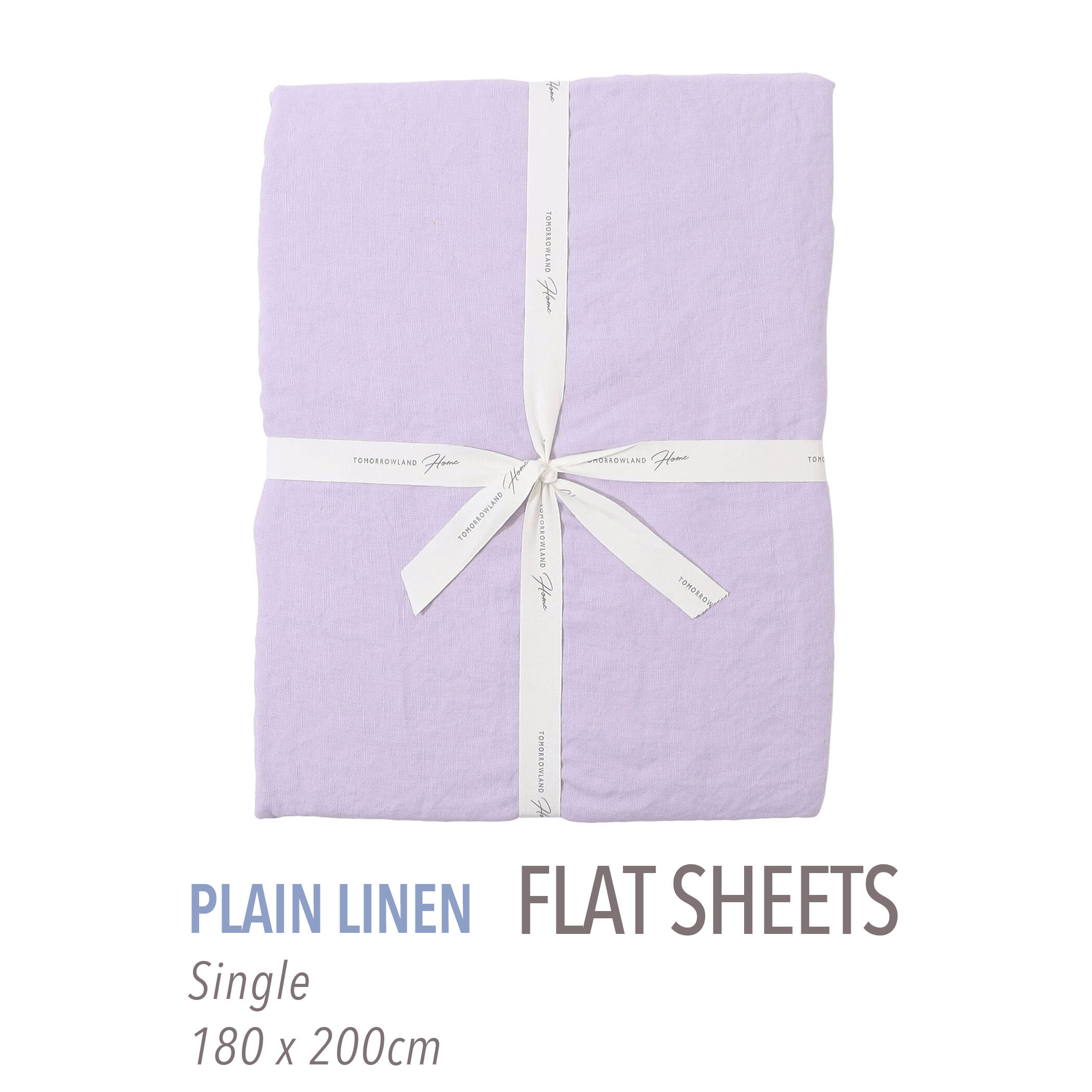 プレーンリネン フラットシーツ（シングル）｜トゥモローランド 公式通販