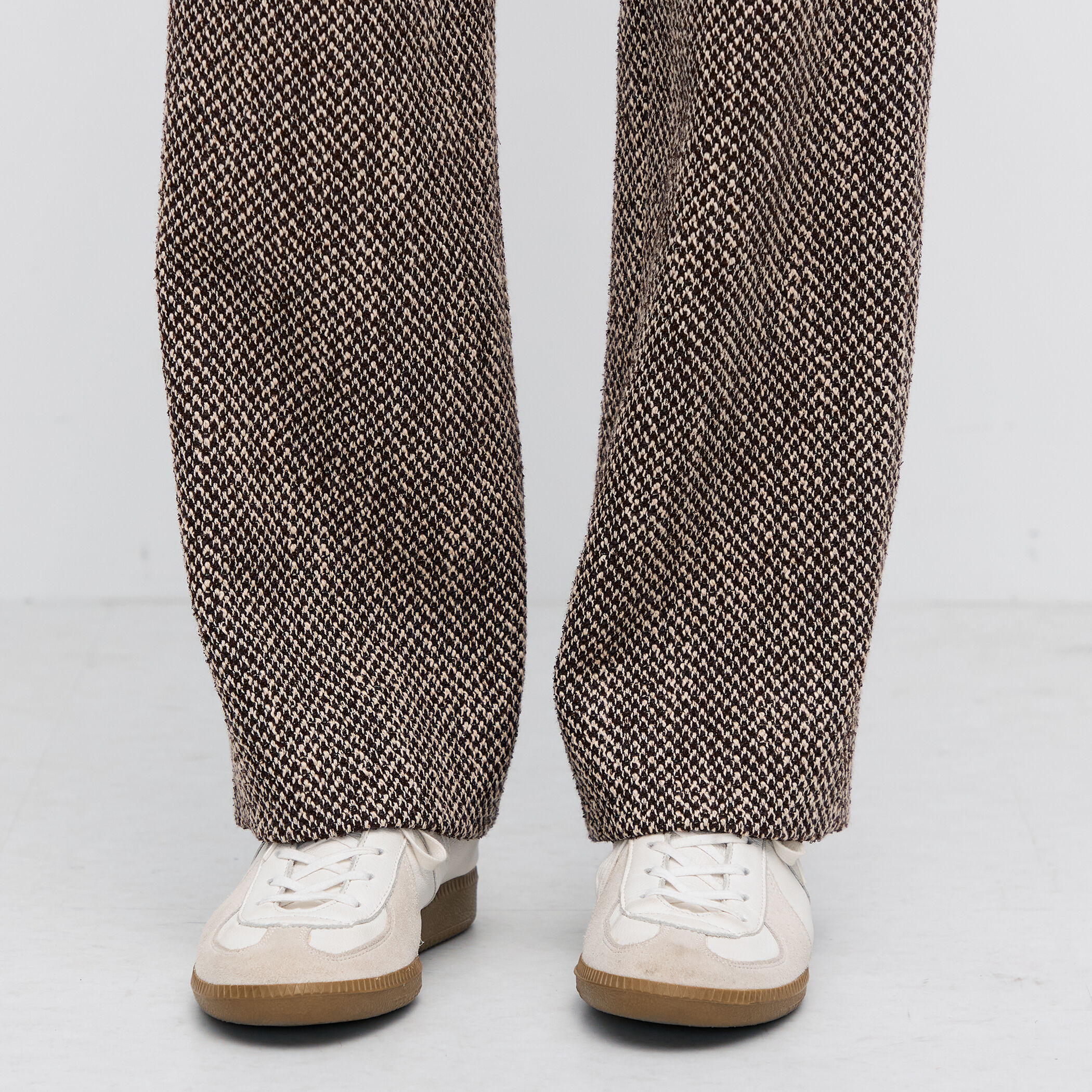 ライトツイード ハイウエストストレートパンツ｜トゥモローランド 公式通販