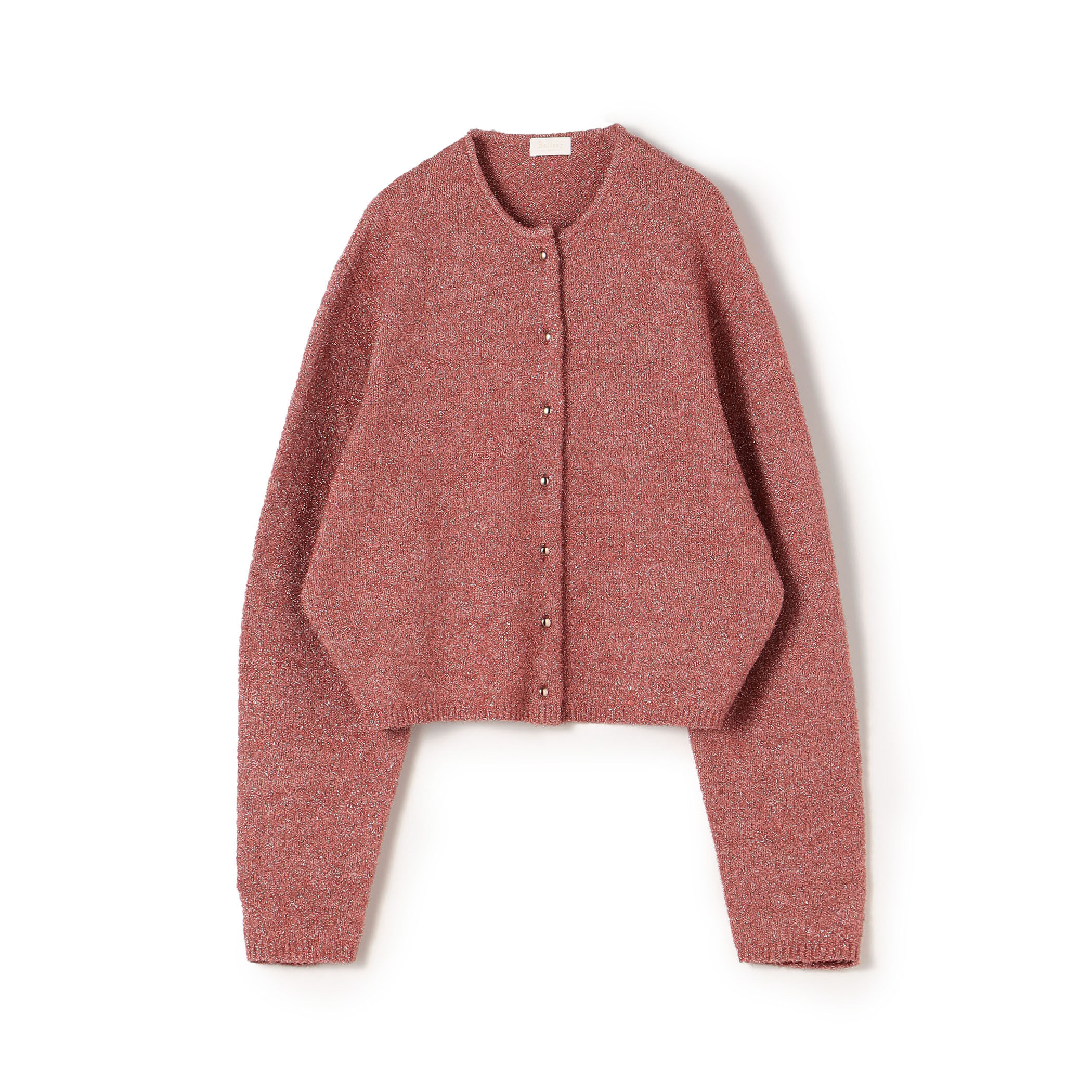 シャイニーメタル クルーネックカーディガン｜トゥモローランド 公式通販