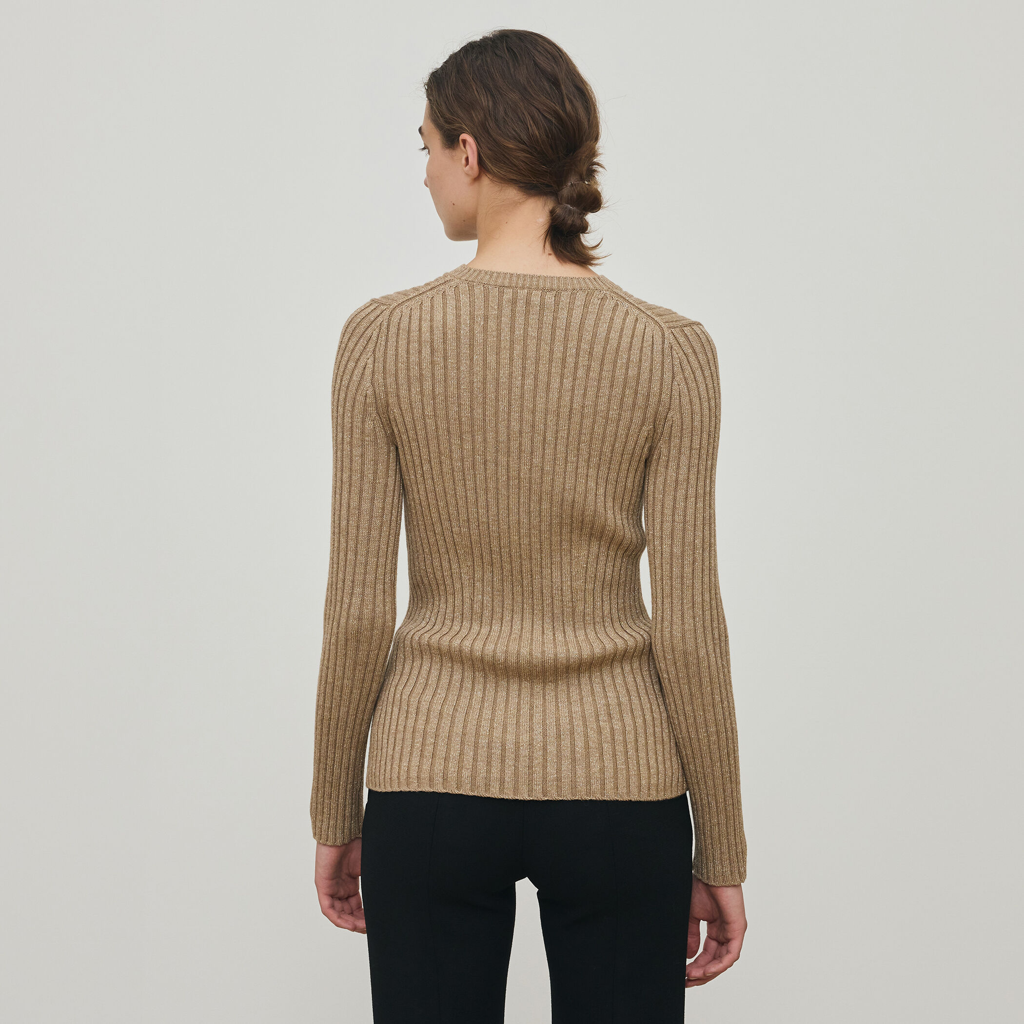 ウールリブ クルーネックプルオーバー｜トゥモローランド 公式通販