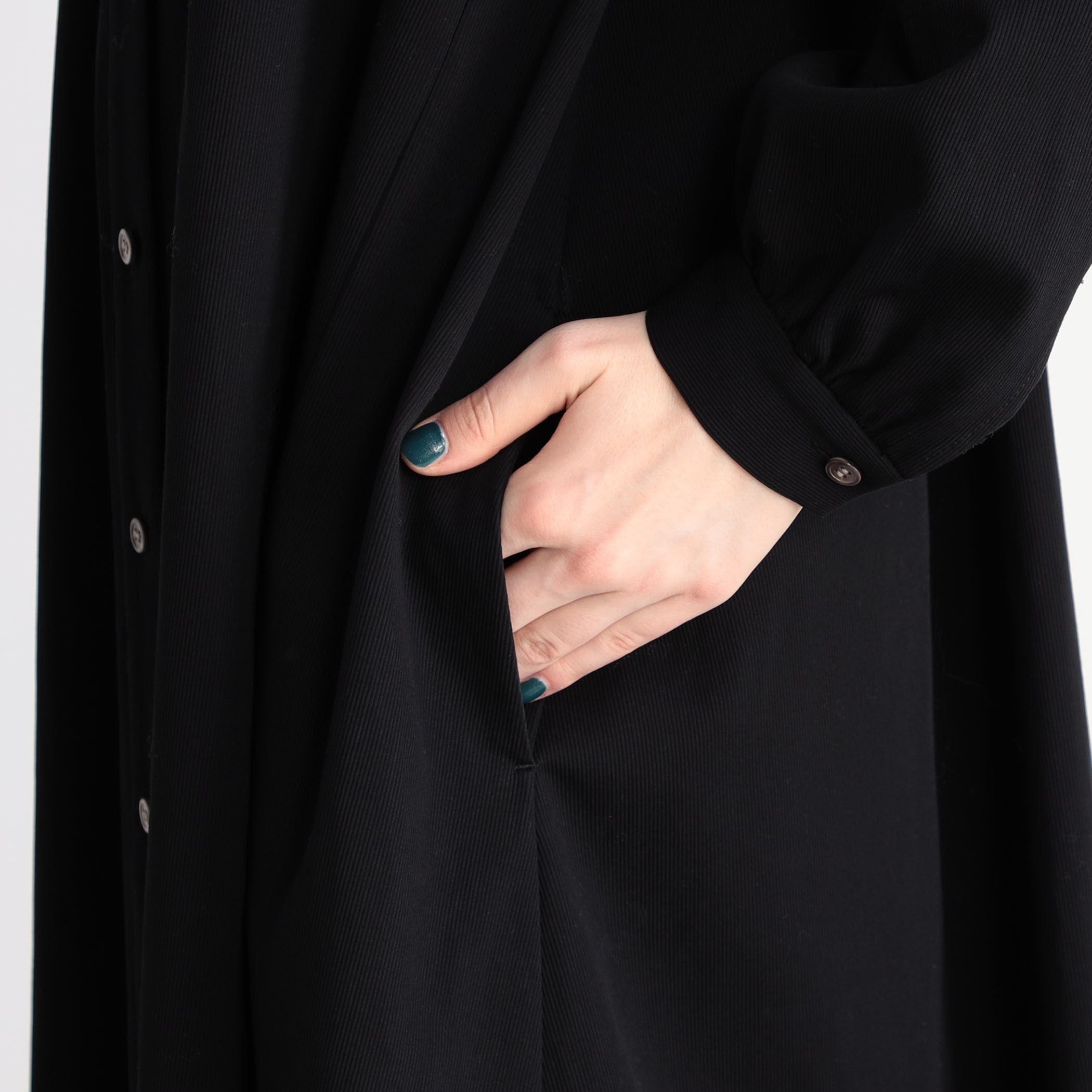 □コットンピケ シャツドレス｜トゥモローランド 公式通販