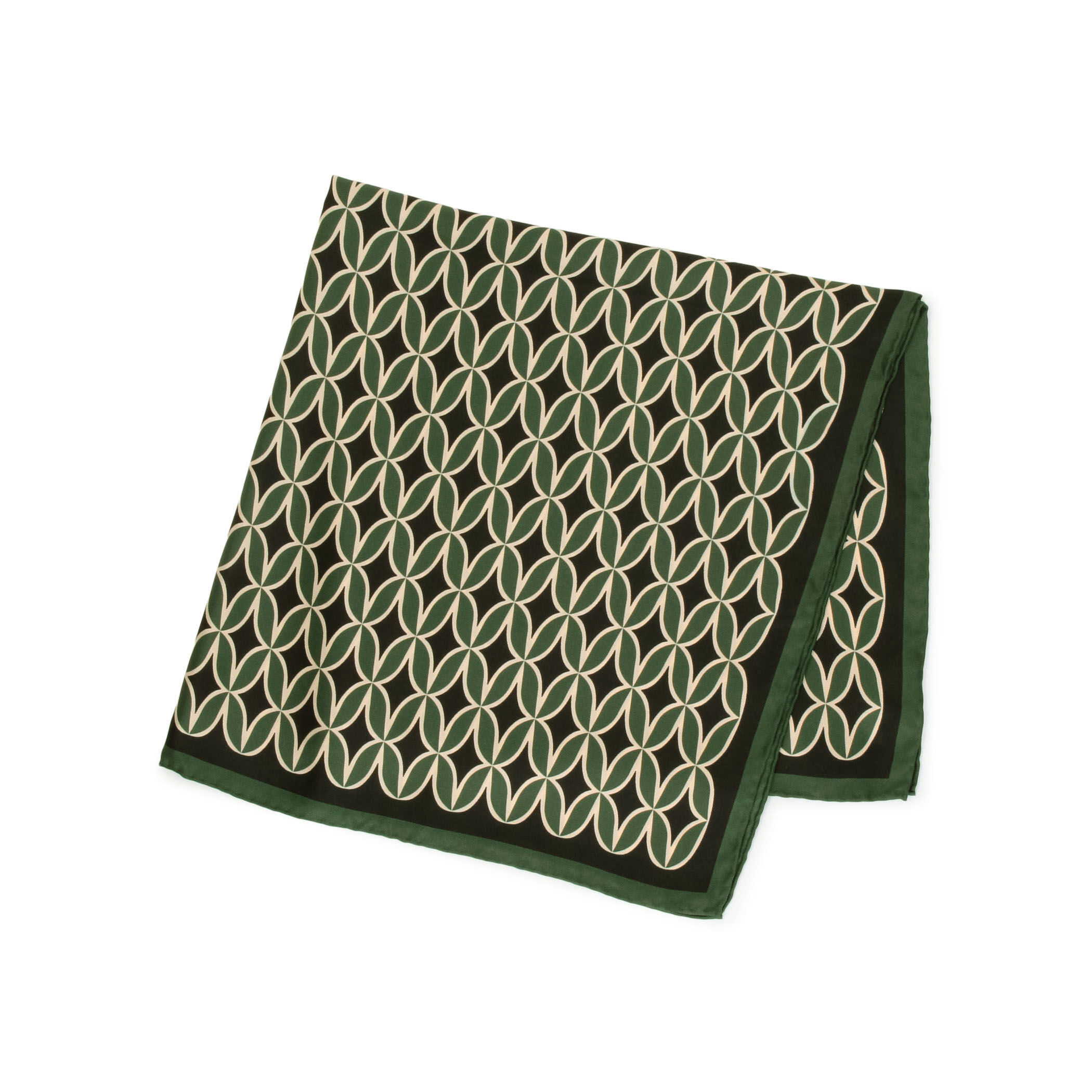 TOMORROWLAND ジオメトリック柄 シルクスカーフ