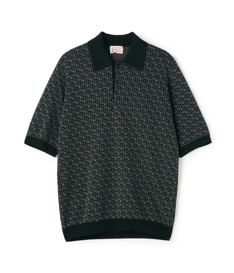 Mai Tai オリジナルモノグラム ニットポロシャツ