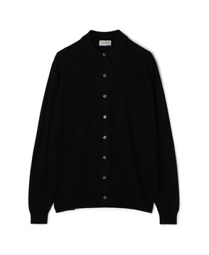 JOHN SMEDLEY 24G EASY FIT ウール ニットシャツ TIBOR