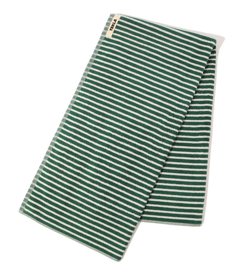 TEKLA オーガニックコットン バスタオル ストライプ 70&times;140
