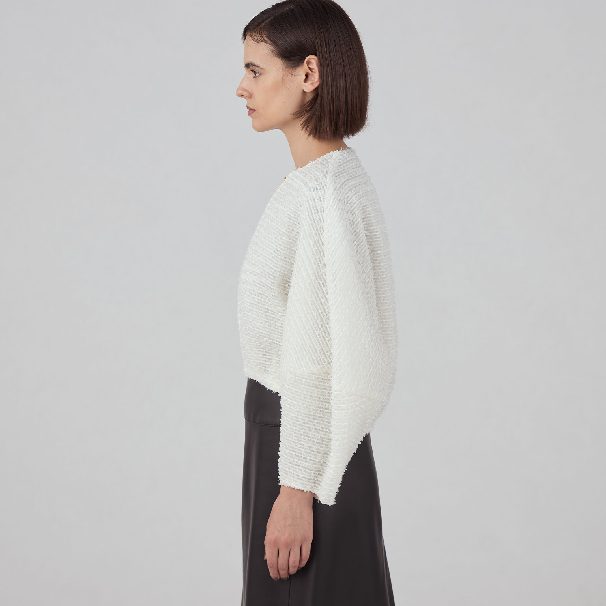 美品 トゥモローランド 24AW ファンシーオーガンジー バルーンブルゾン ファンシーオーガンジー バルーンブルゾン｜トゥモローランド