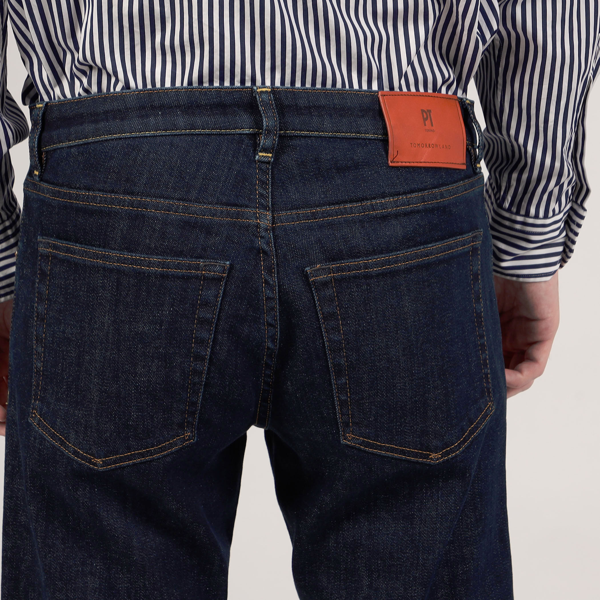 別注】PT TORINO×TOMORROWLAND ストレッチデニム 5ポケット