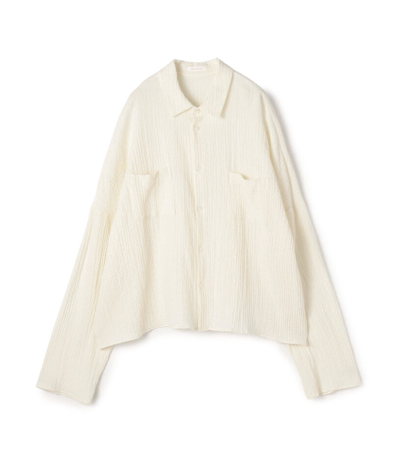 エアリーサッカー ワイドフィットシャツ