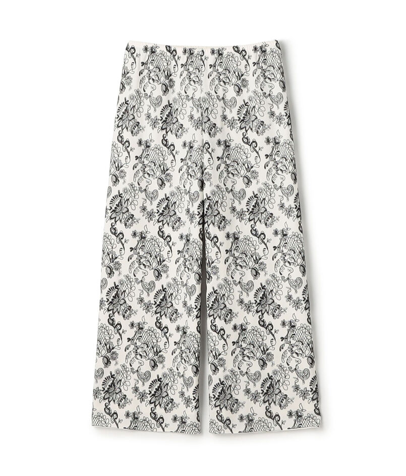 マリンレースエンブロイダリー リラックスパンツ