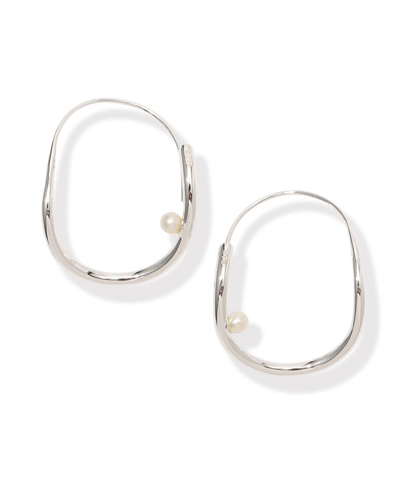 BAR Jewellery Piega Earrings With Pearl ピアス