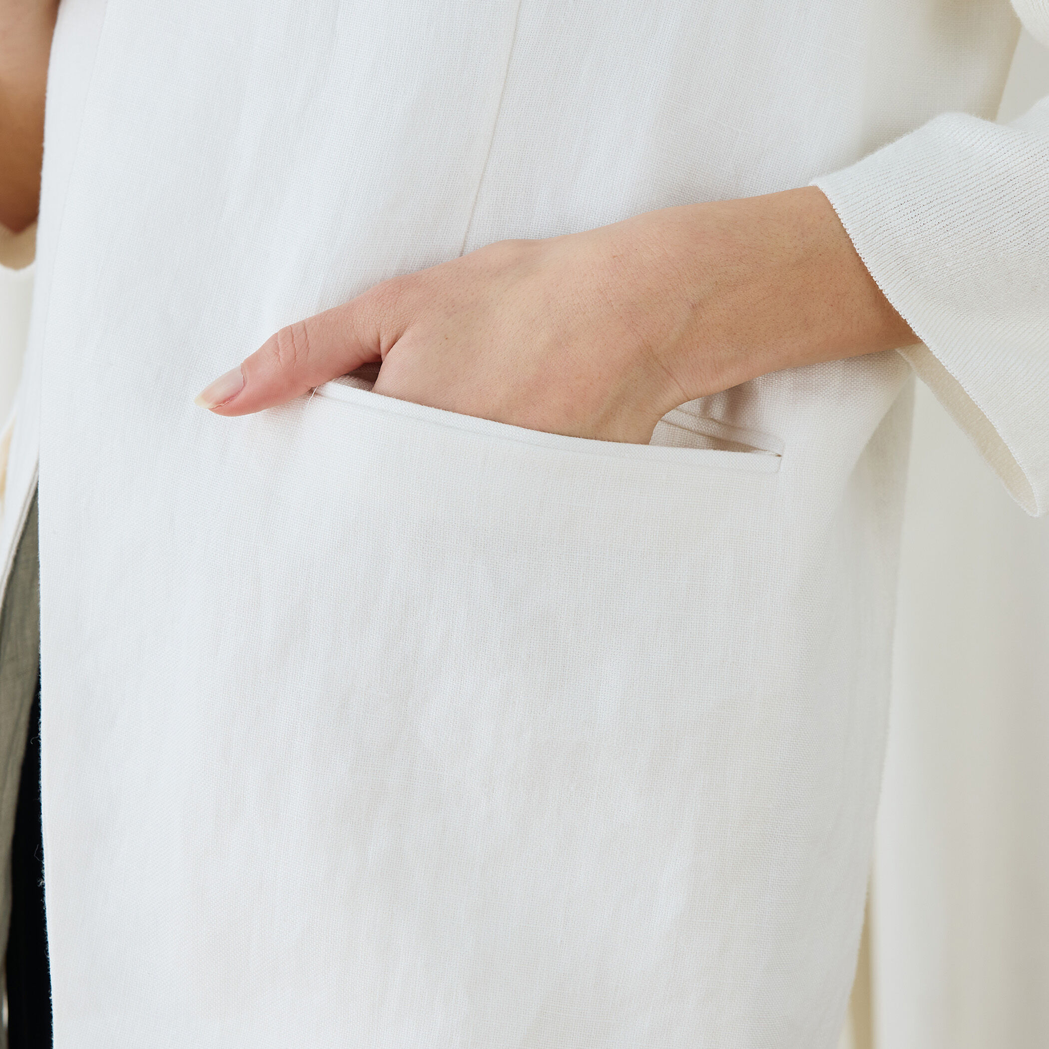 ファブリックコンビ Vカラージャケット｜トゥモローランド 公式通販