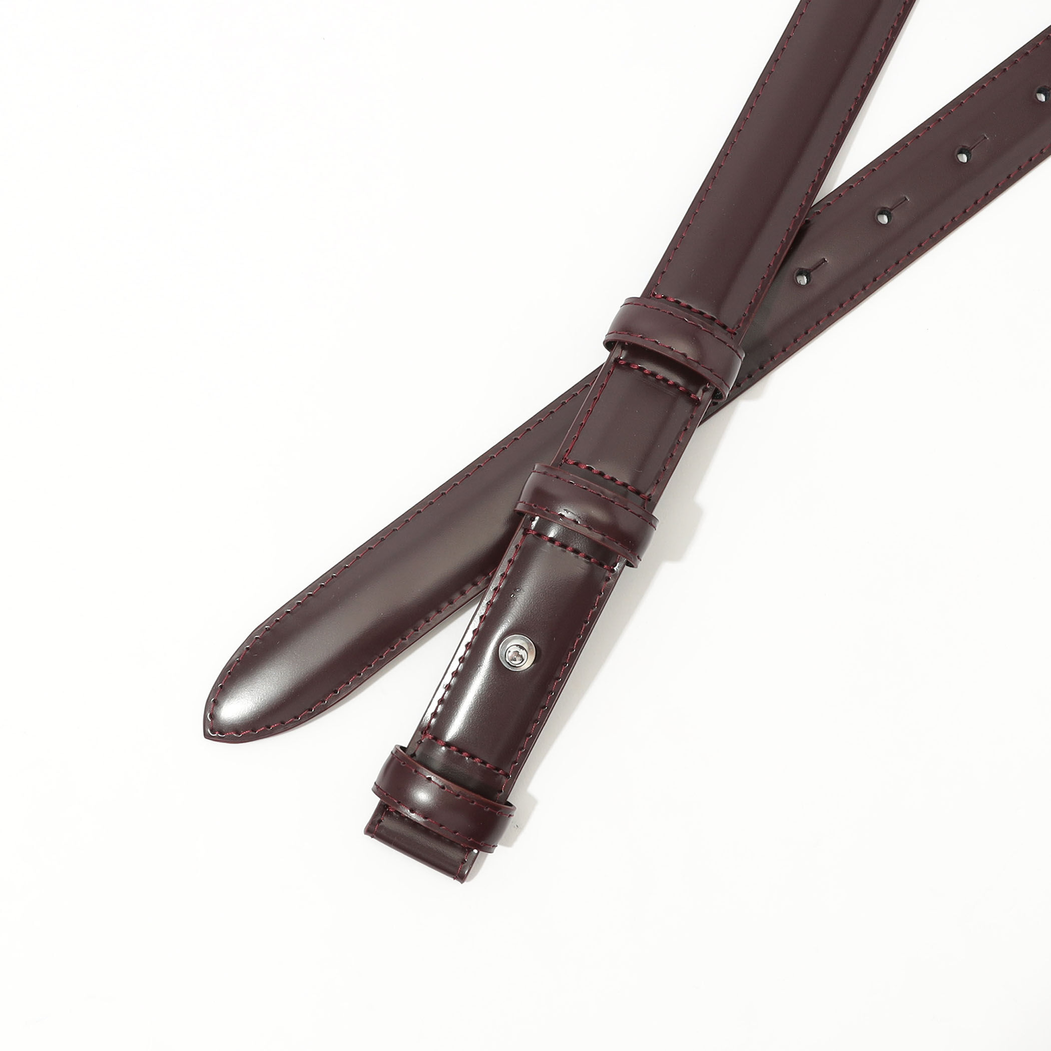 別注】MAISON BOINET box narrow leather belt