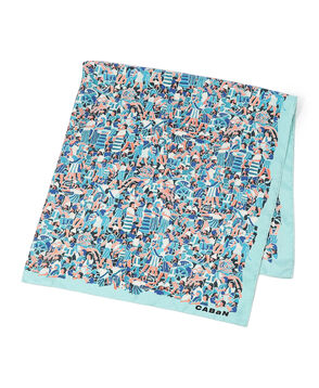 Festival シルクプリントスカーフ