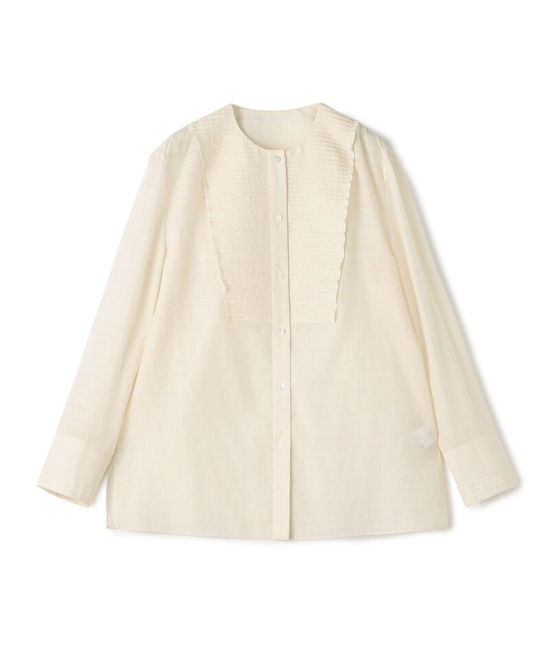 シアーハウンドトゥース ブザムシャツ