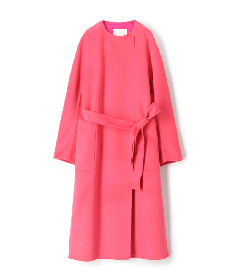 プレミアムウールリバー ノーカラーコート