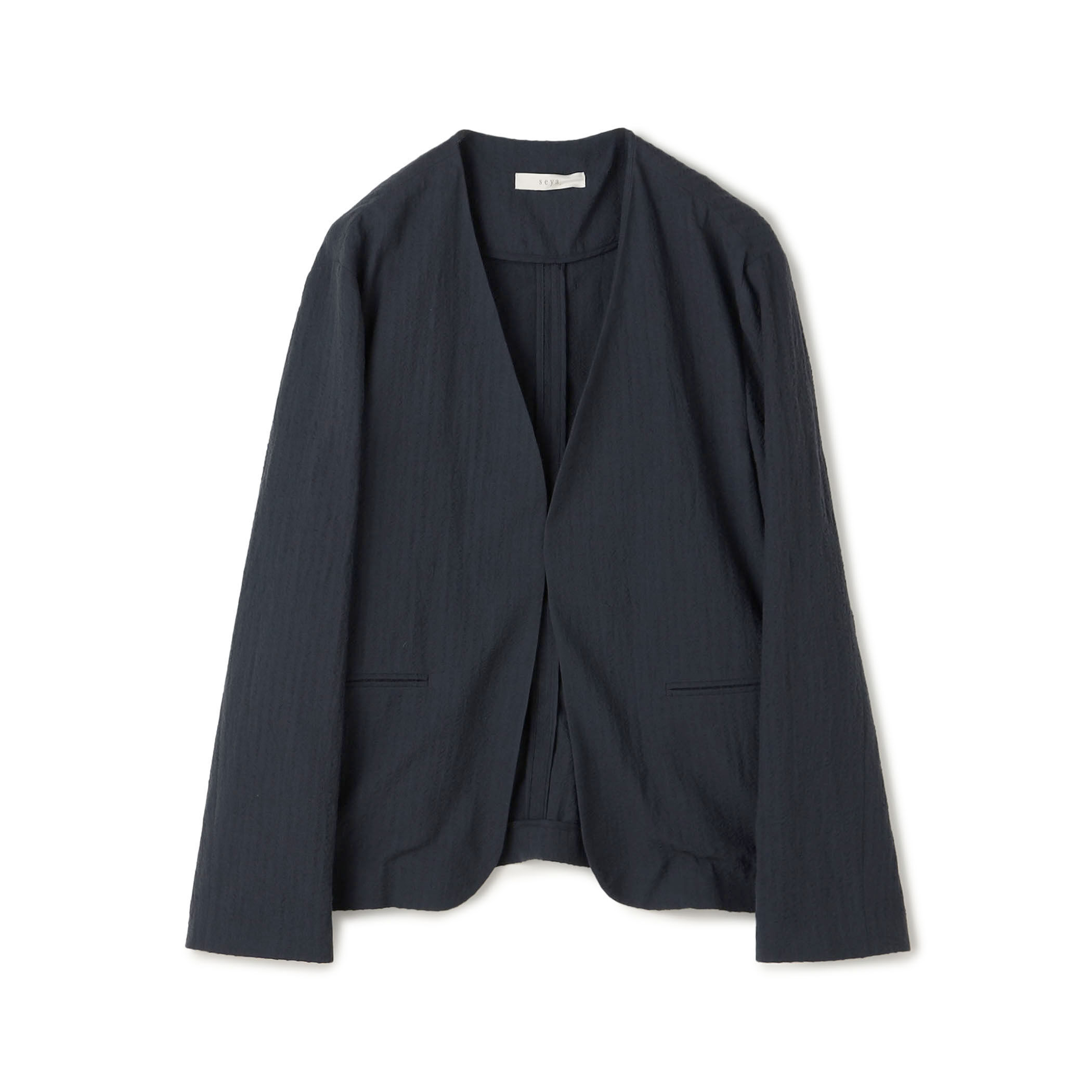 ○seya. COLLARLESS JACKET｜トゥモローランド 公式通販