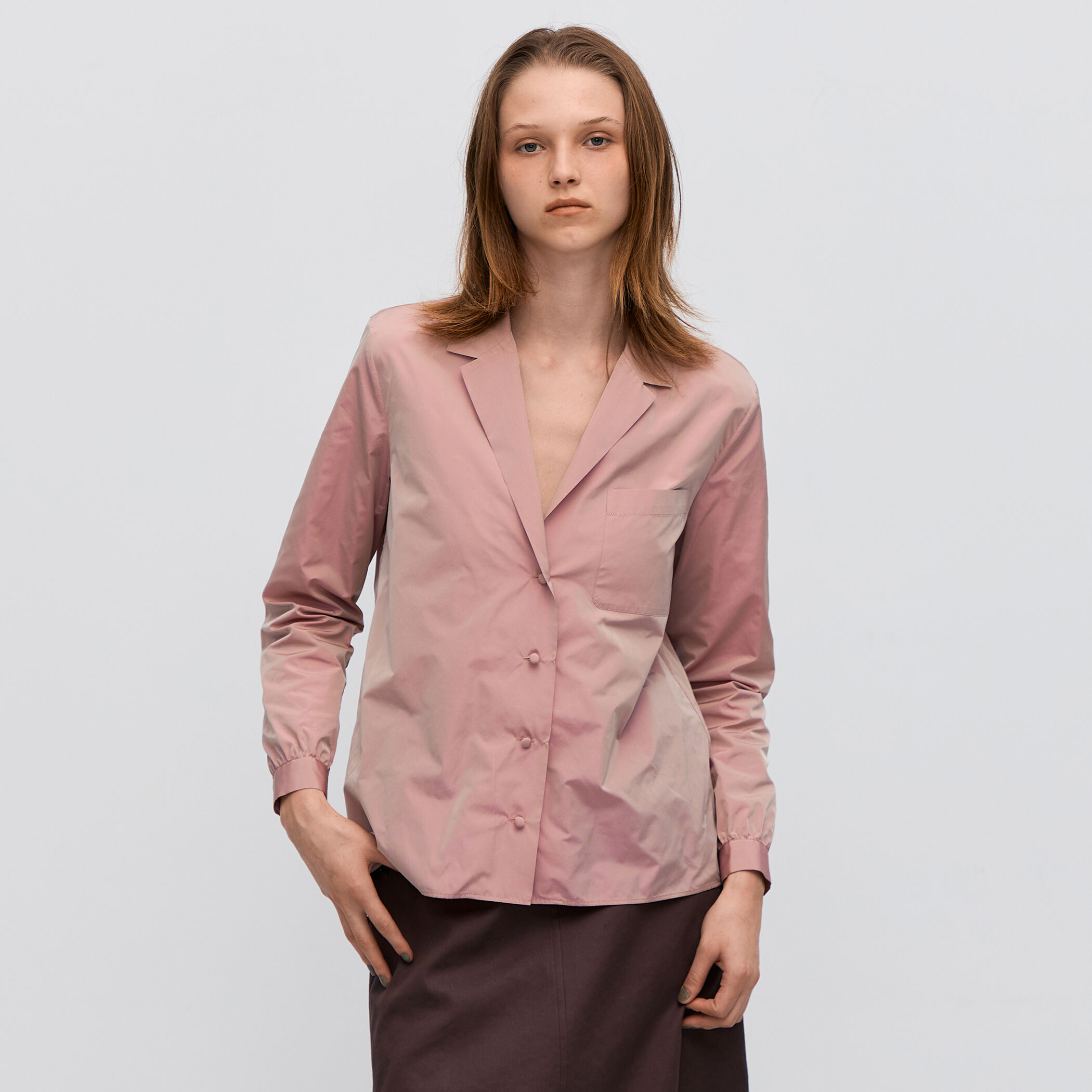 ポリエステルタフタ オープンシャツ｜トゥモローランド 公式通販