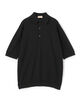 【WEB先行予約・別注】JOHN SMEDLEY コットン ポロカラーニット