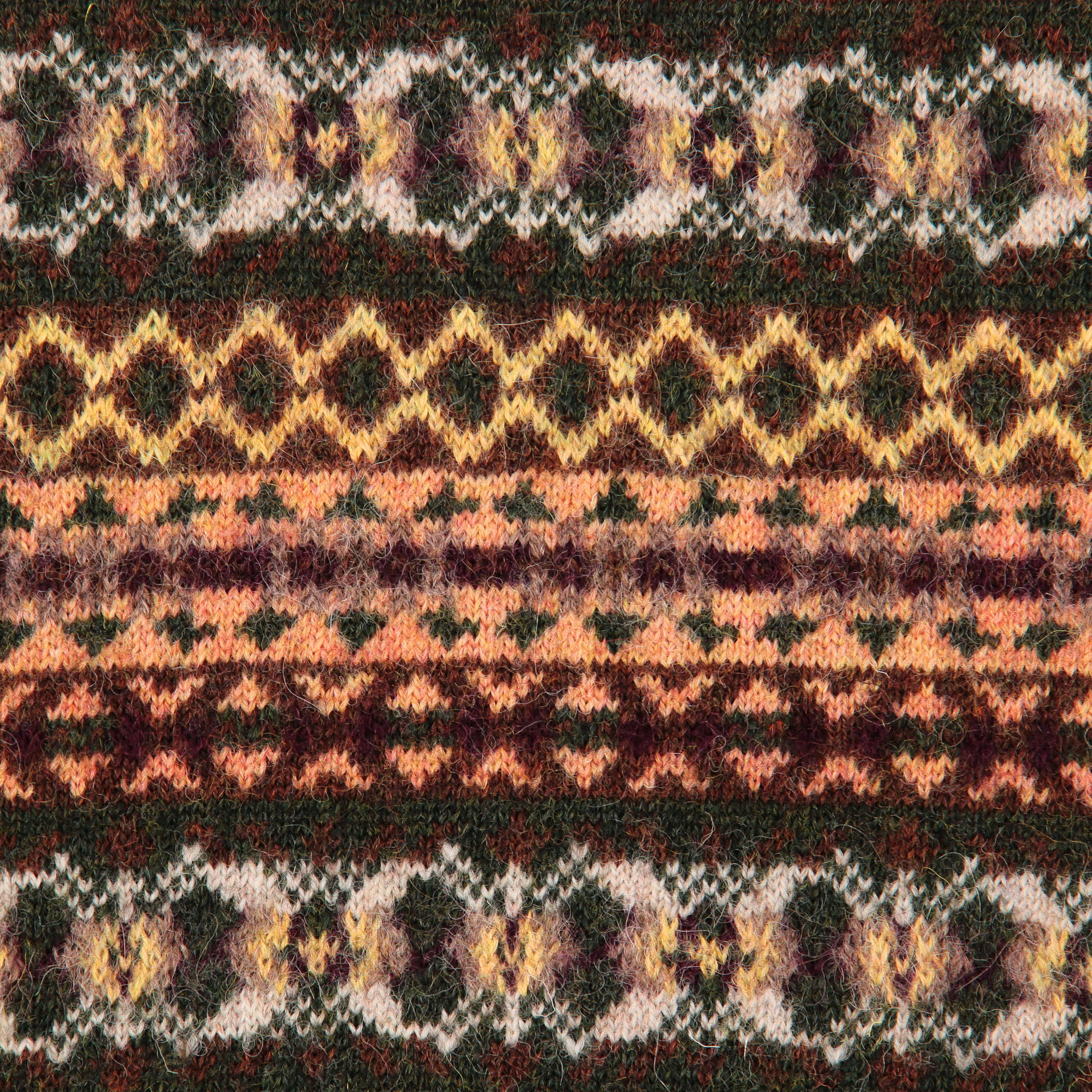 ウールアルパカ フェアアイルジャガード ニットベスト