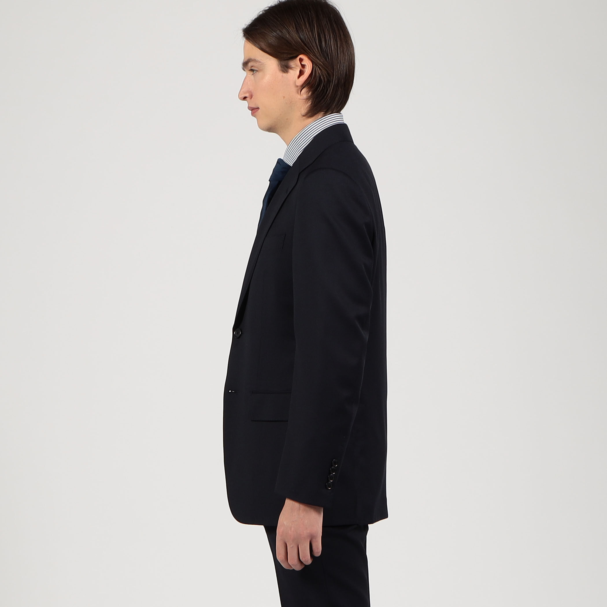 Ermenegildo Zegna シングルテーラードジャケット 黒/UW274 WACKO MARIA(ワコマリア) / × Ermenegildo Zegna / SINGLE