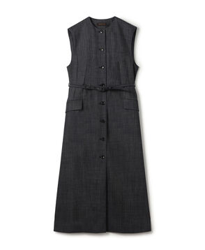 【WEB先行予約】コンフォートデニム ジレワンピース