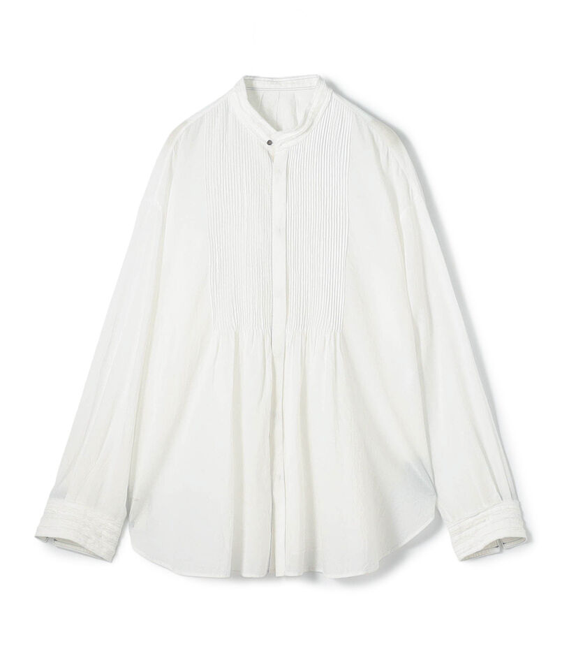 【WEB先行予約】インドコットン ピンタックシャツ