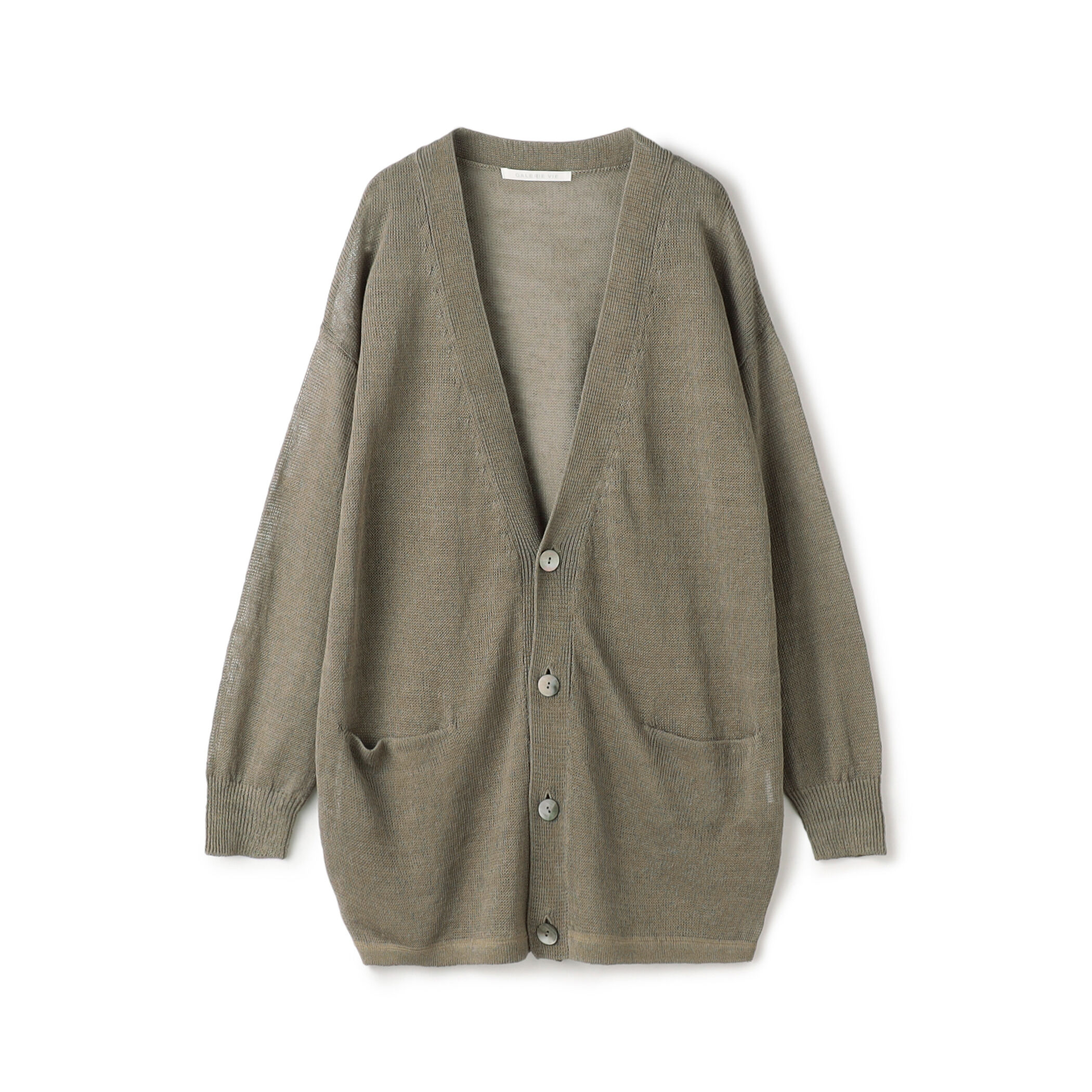 TOMORROWLAND TRICOT ティントリネン Vネック カーディガン リネンコード Vネックカーディガン｜トゥモローランド 公式通販