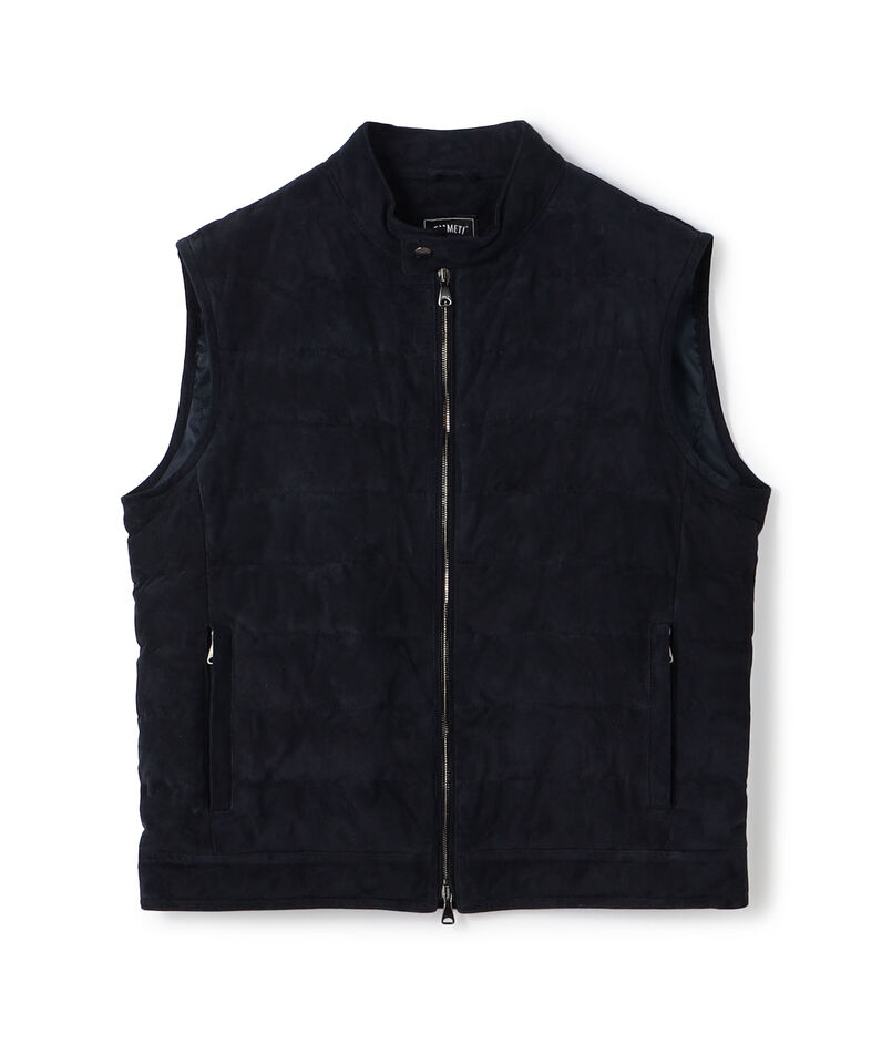 【別注】EMMTI JURI DOWN VEST スエード ダウンベスト